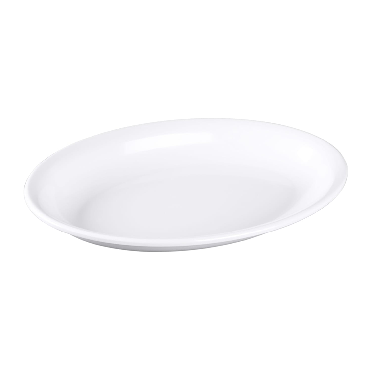 Elite Global Solutions M1510OV-NW 15 x 10 Oval Classic Platter - Melamine, White