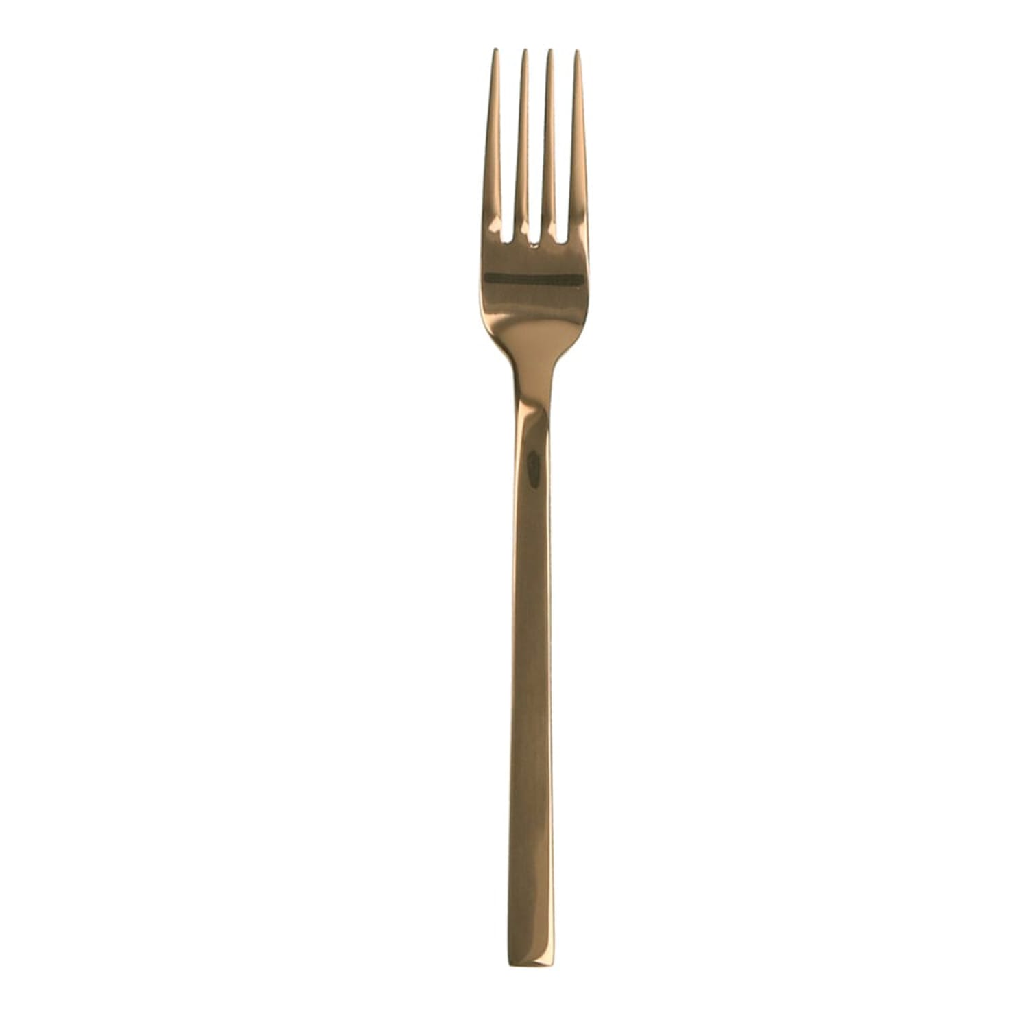 Walco WLRG0905 7 3/8 Dinner Fork with 18/10 Stainless Steel Grade, Semi Pattern, Rose Gold, 1 Dozen