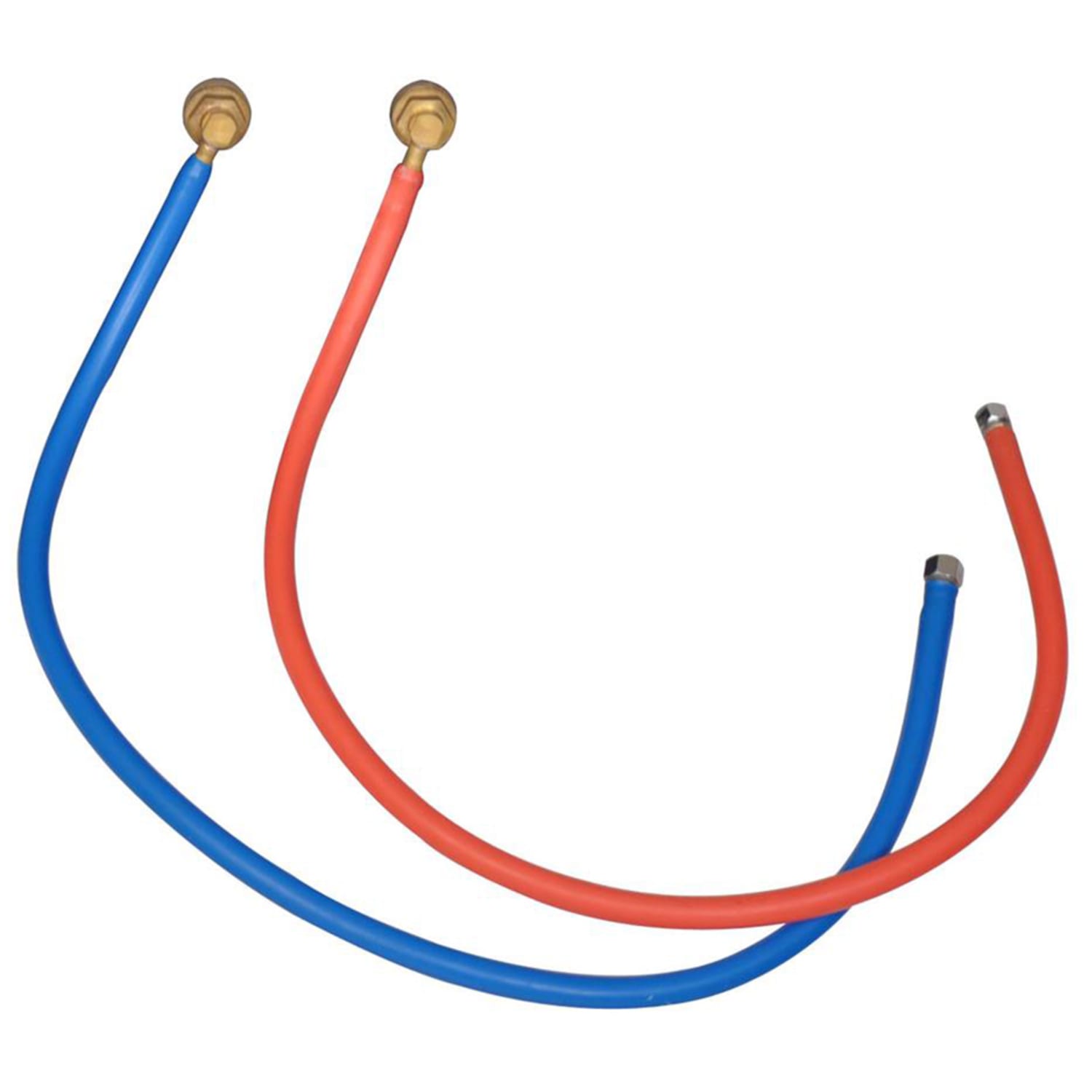 BK Resources WL-36 36 Flexible Hot & Cold Water Line Connectors, Red, Set