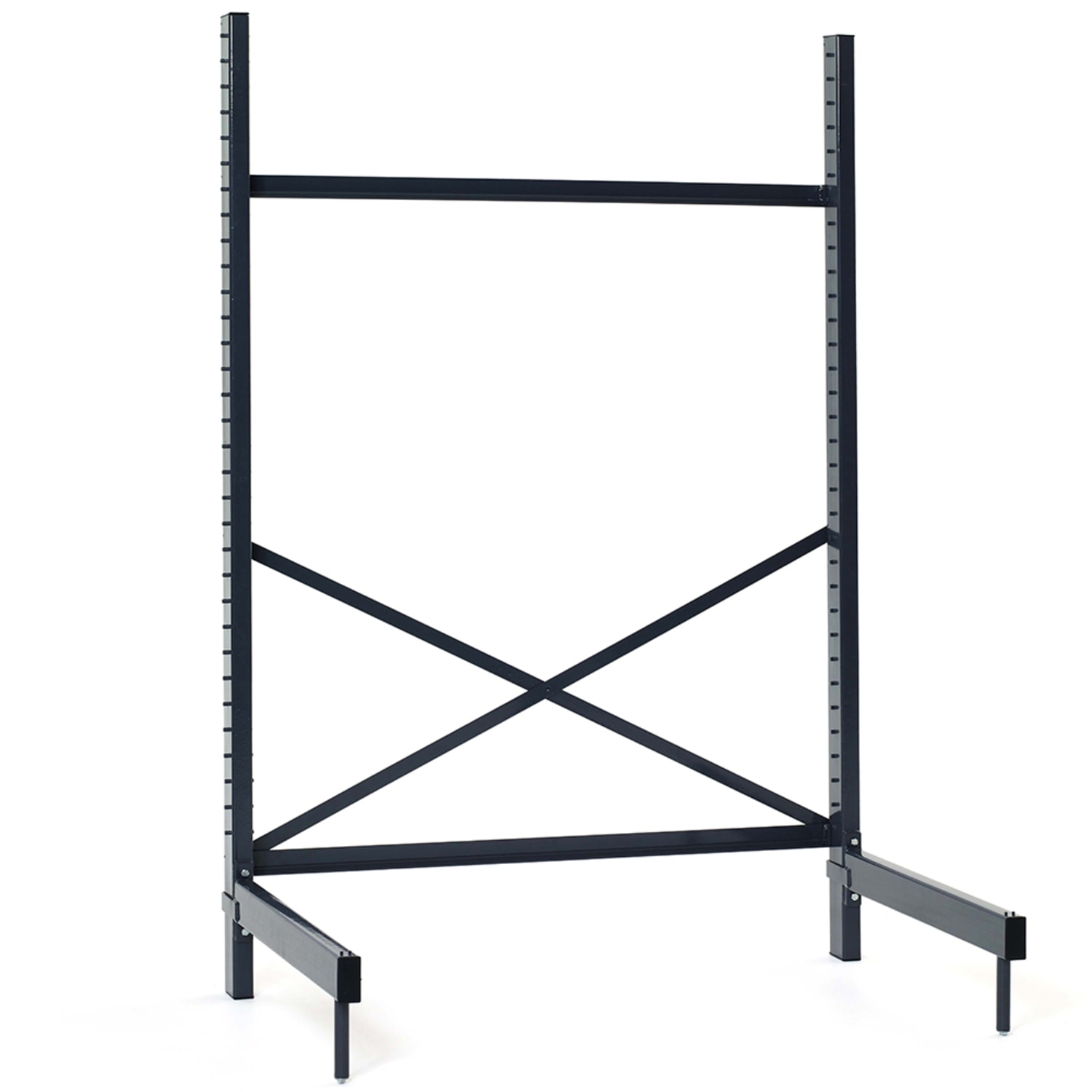 Metro SM762130-KIT SmartLever Cantilevered Shelving Base Unit - 34 1/4L x 25 1/2W x 76 3/8H, Steel, Gray