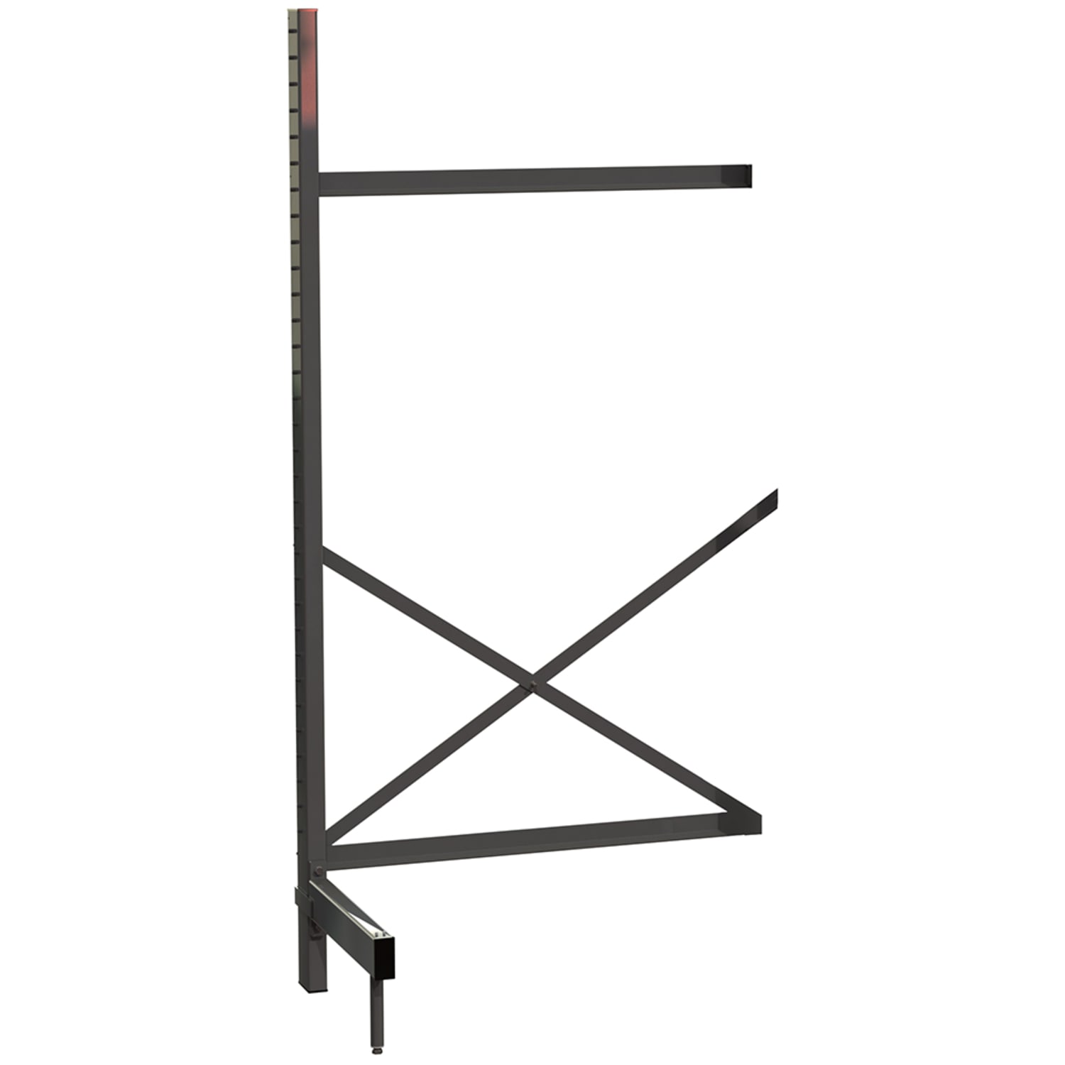 Metro SM762130-ADD SmartLever Cantilevered Shelving Add On Unit - 32 1/5L x 25 1/2W x 76 3/8H, Steel, Gray