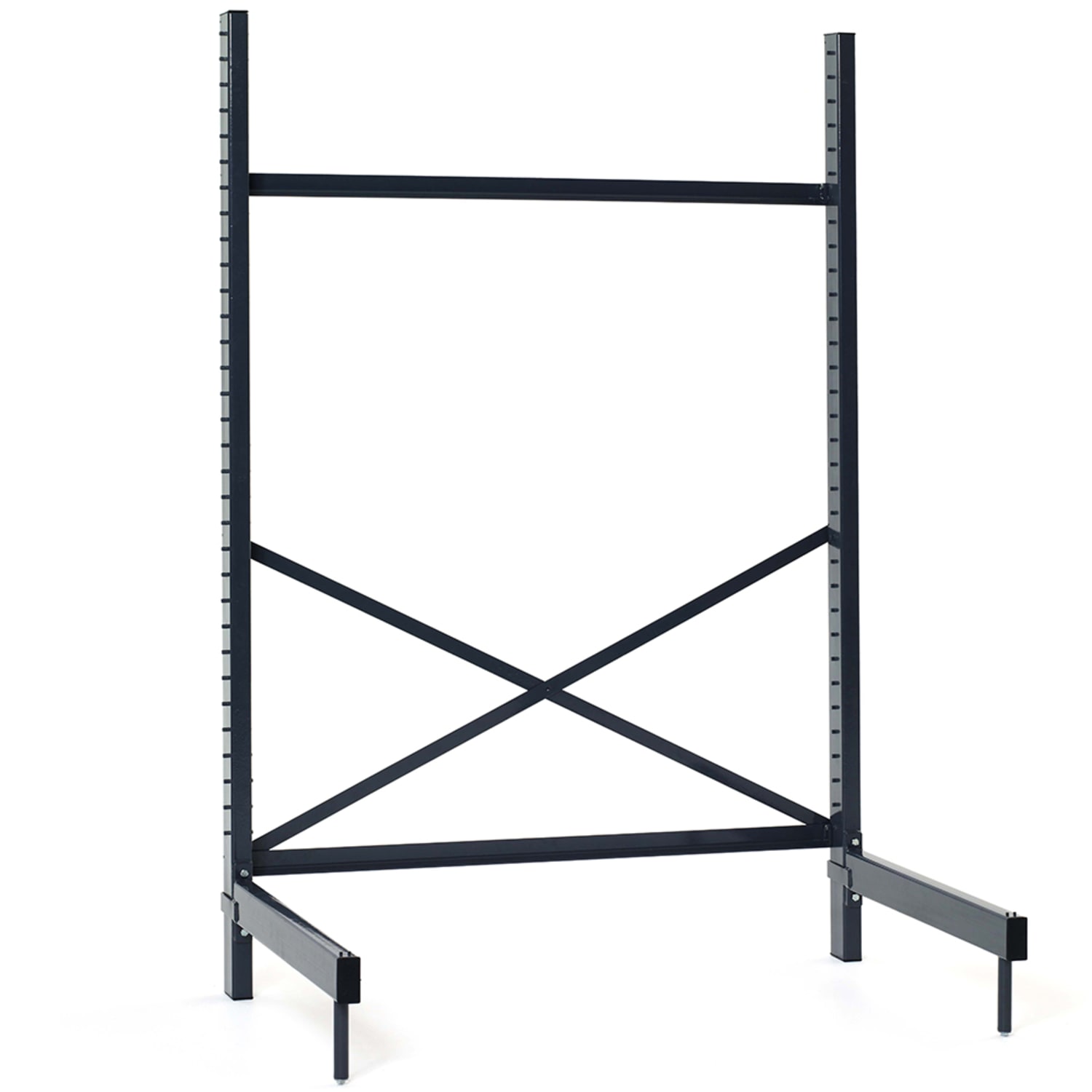 Metro SM763042-KIT SmartLever Cantilevered Shelving Base Unit - 46 1/4L x 34 1/2W x 76 3/8H, Steel, Gray