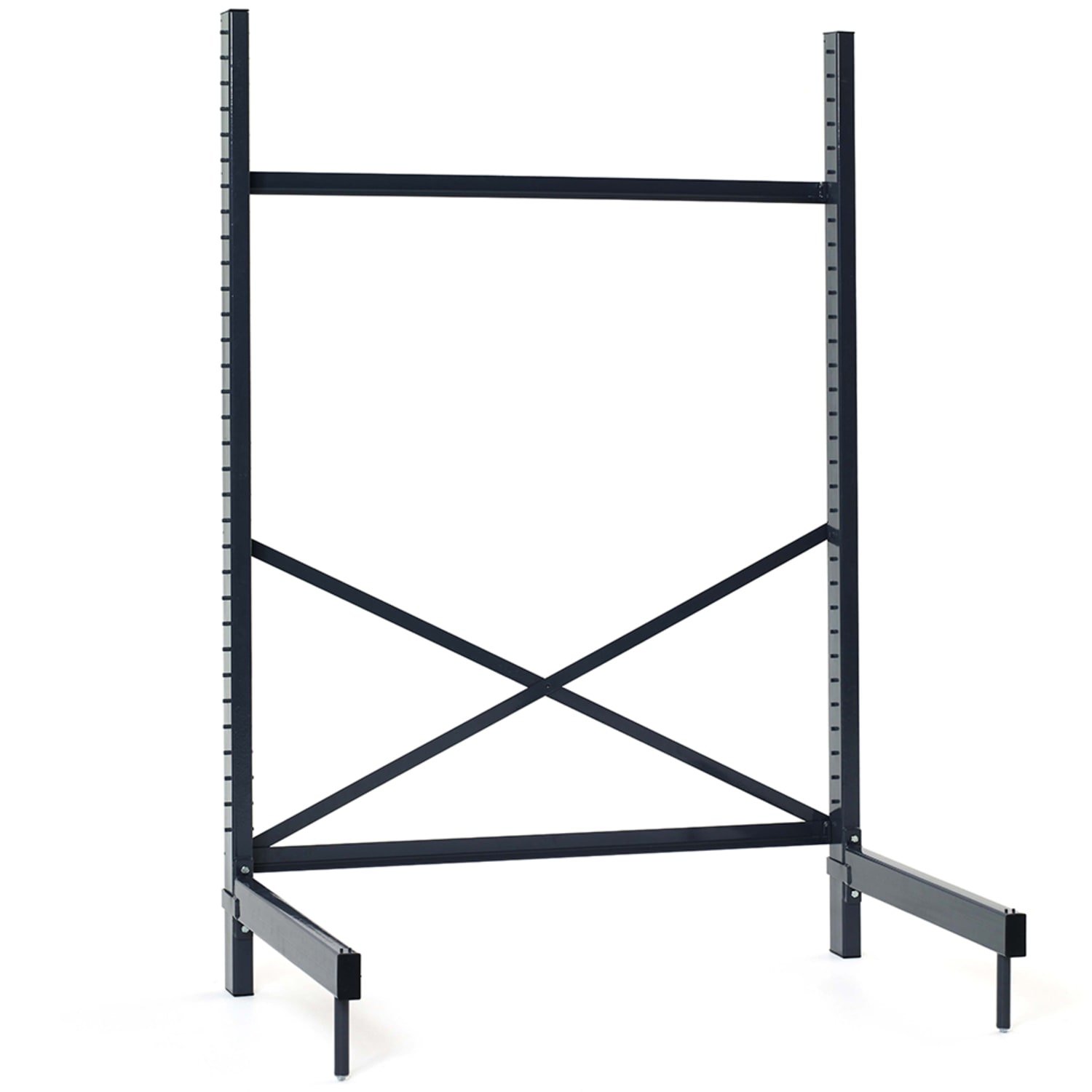 Metro SM763024-KIT SmartLever Cantilevered Shelving Base Unit - 28 1/4L x 34 1/2W x 76 3/8H, Steel, Gray