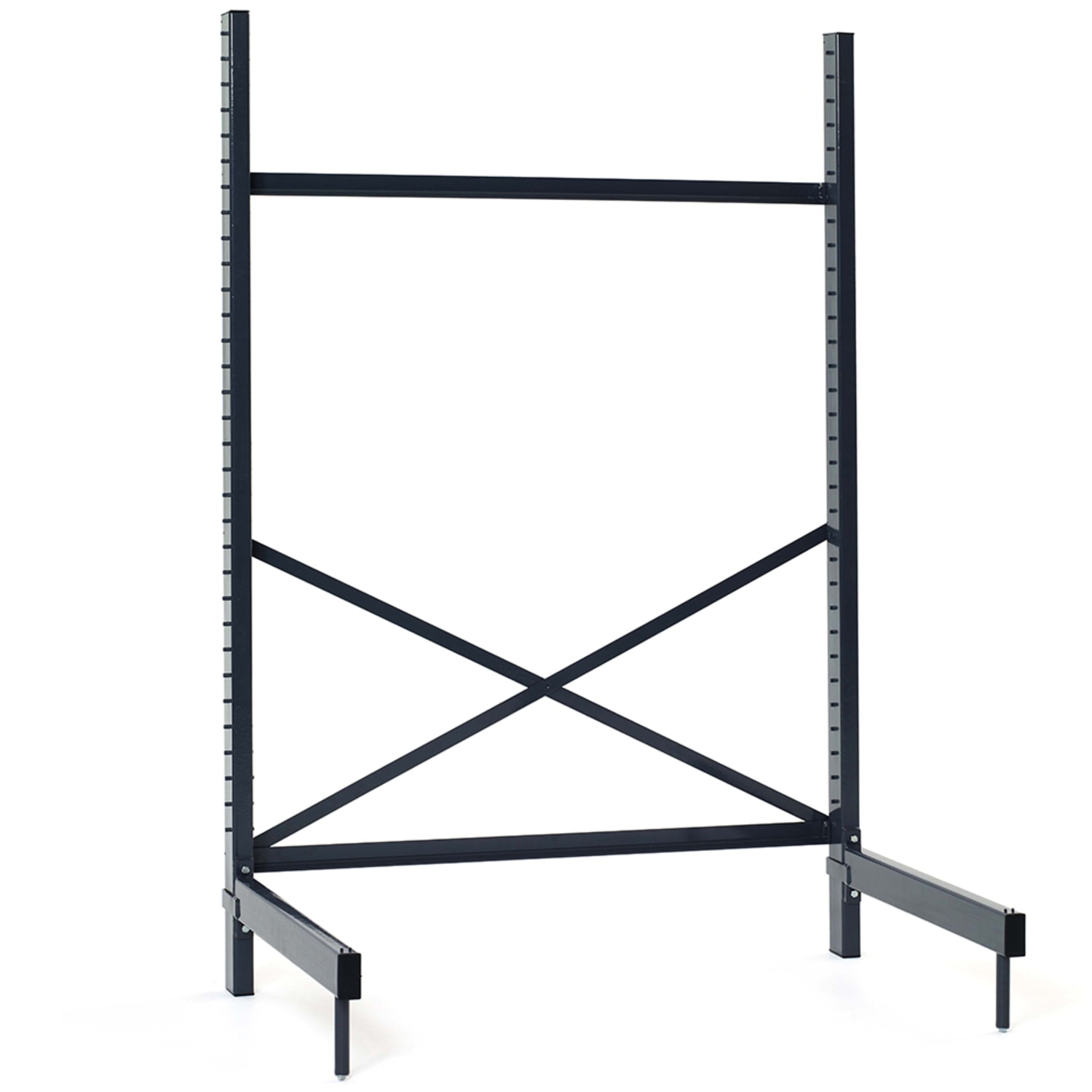 Metro SM763054-KIT SmartLever Cantilevered Shelving Base Unit - 58 1/4L x 34 1/2W x 76 3/8H, Steel, Gray
