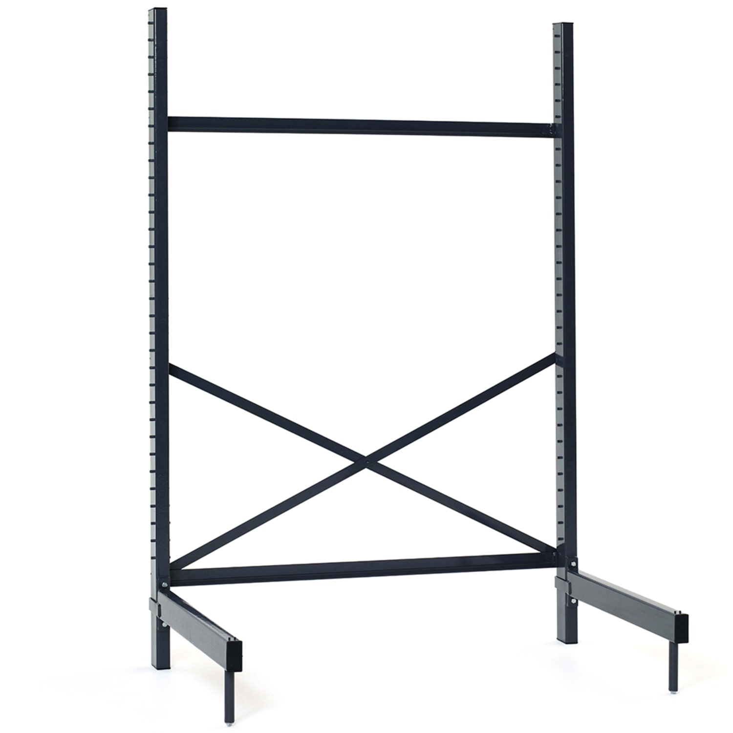 Metro SM763060-KIT SmartLever Cantilevered Shelving Base Unit - 64 1/4L x 34 1/2W x 76 3/8H, Steel, Gray