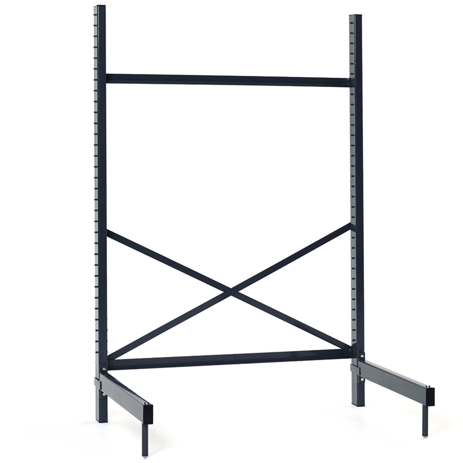 Metro SM763072-KIT SmartLever Cantilevered Shelving Base Unit - 76 1/4L x 34 1/2W x 76 3/8H, Steel, Gray