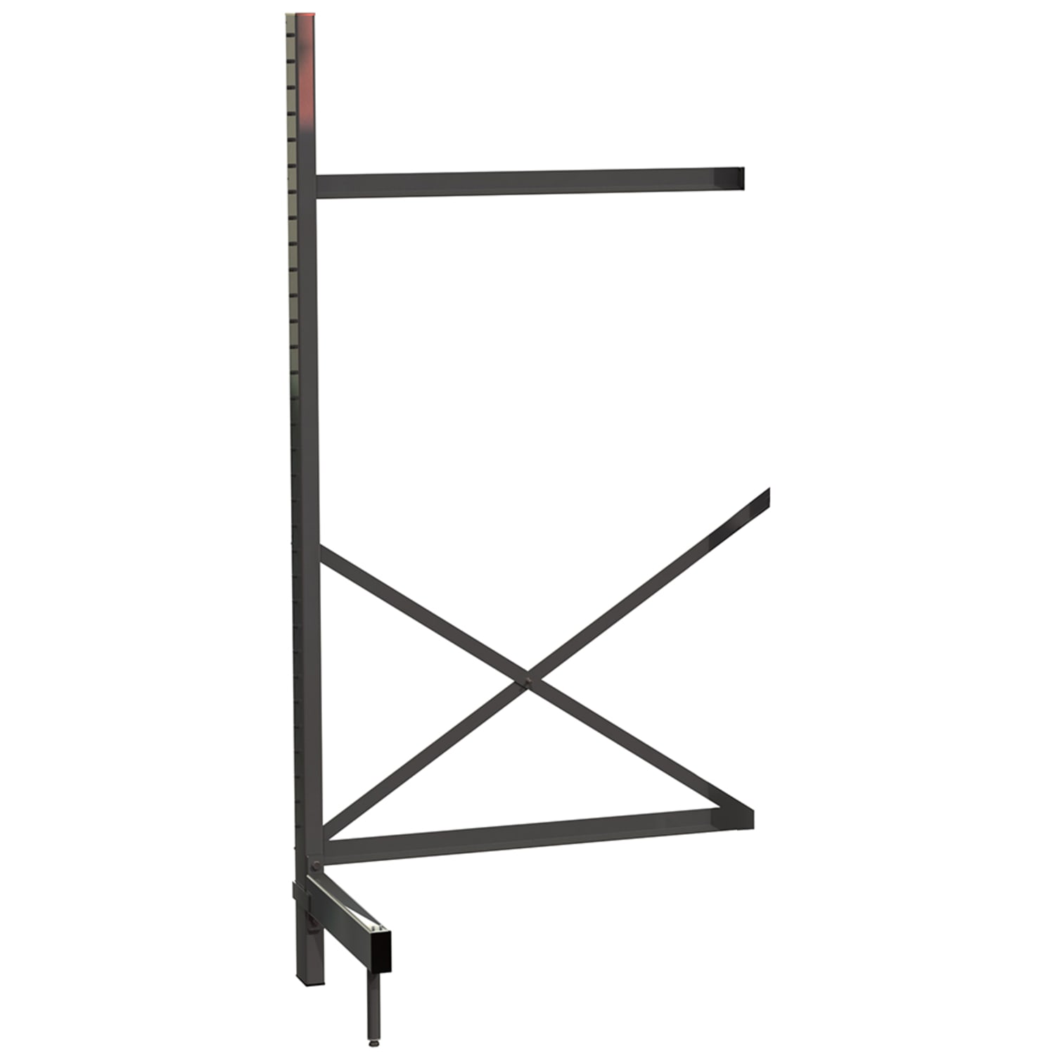 Metro SM762430-ADD SmartLever Cantilevered Shelving Add On Unit - 32 1/5L x 28 1/2W x 76 3/8H, Steel, Gray
