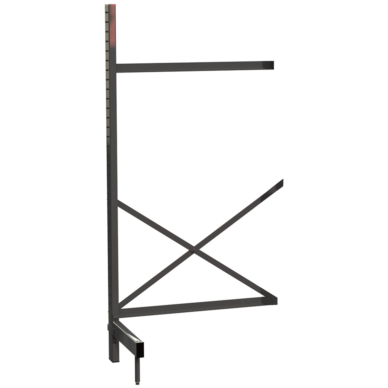 Metro SM762436-ADD SmartLever Cantilevered Shelving Add On Unit - 38 1/5L x 28 1/2W x 76 3/8H, Steel, Gray