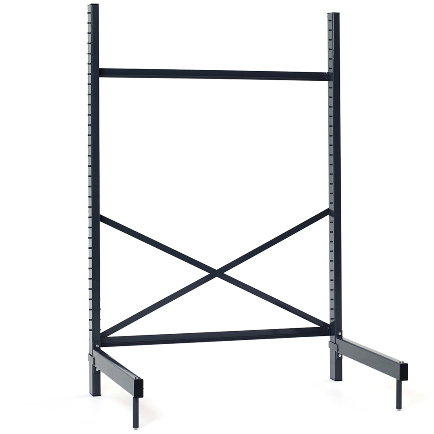 Metro SM863072-KIT SmartLever Cantilevered Shelving Base Unit - 76 1/4L x 34 1/2W x 86 3/8H, Steel, Gray