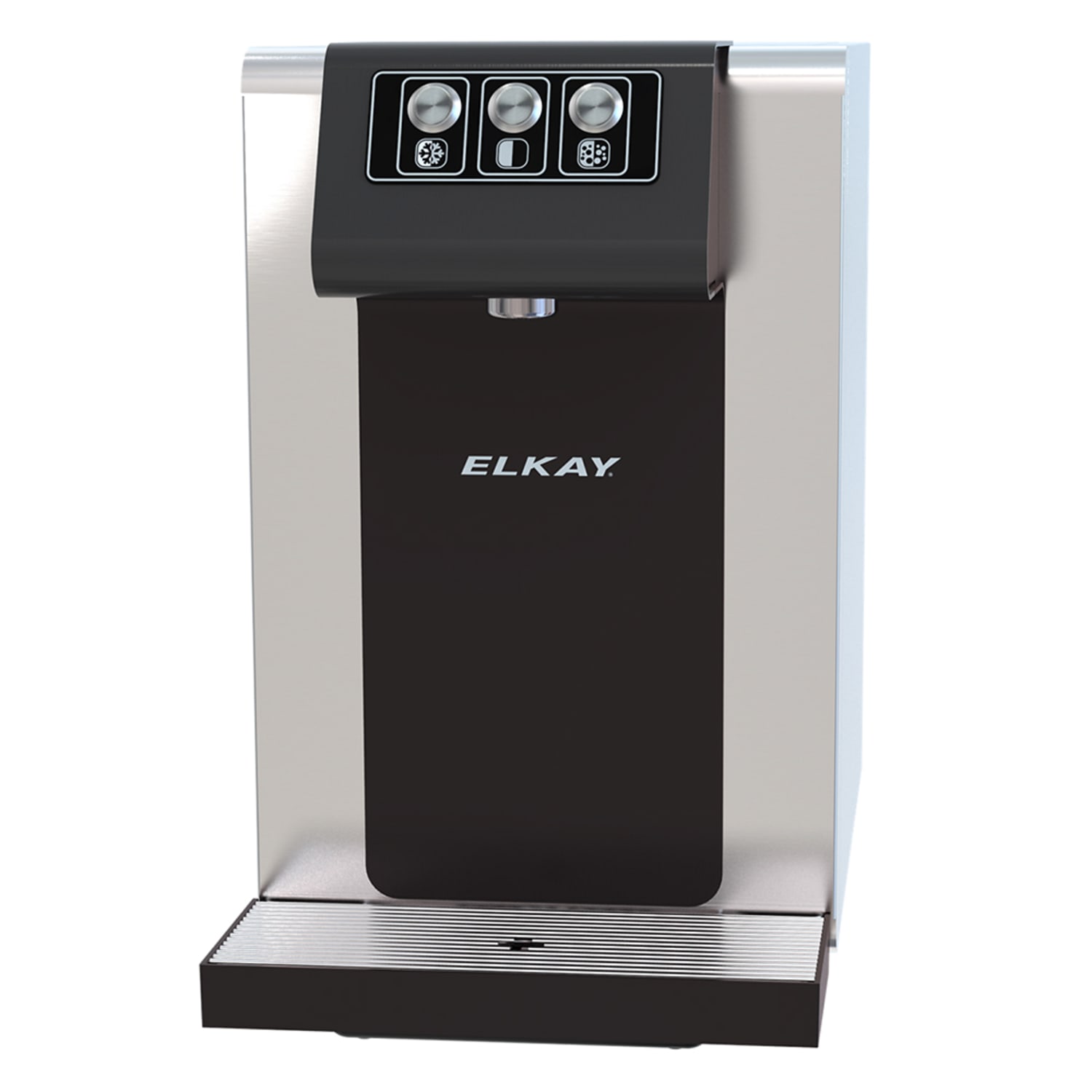 Elkay DSBS130UVPC Countertop Water Dispenser - Cup Fill, Push Button, 115v, 32 6-oz. Cups, Stainless Steel