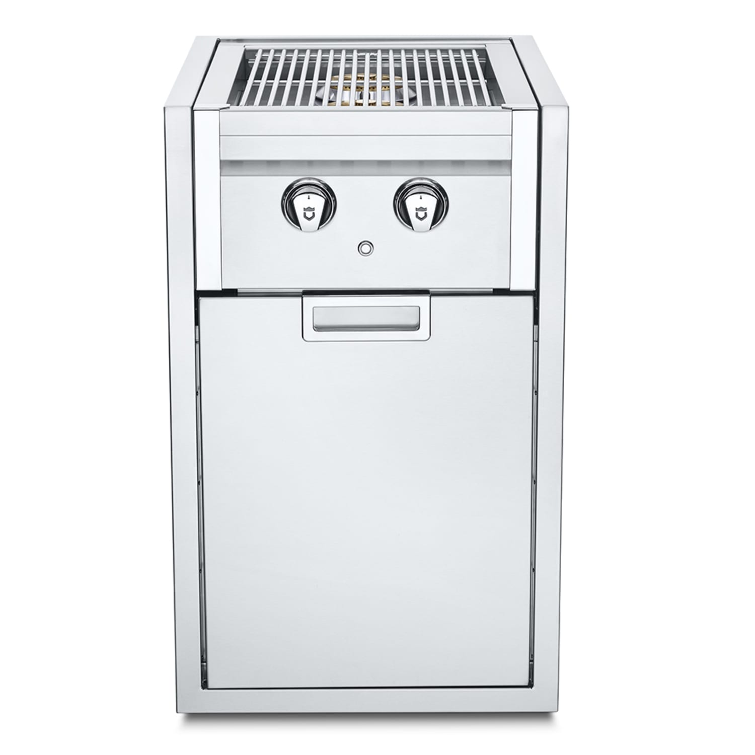 Crown Verity IBISC-SBNG Small Built In Cabinet w/ Dual Side Burner - Stainless Steel