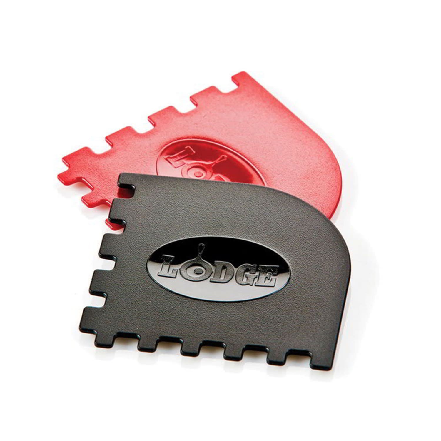 Lodge SCRAPERGPK Grill Pan Scraper w/ 1 Red & 1 Black, Polycarbonate