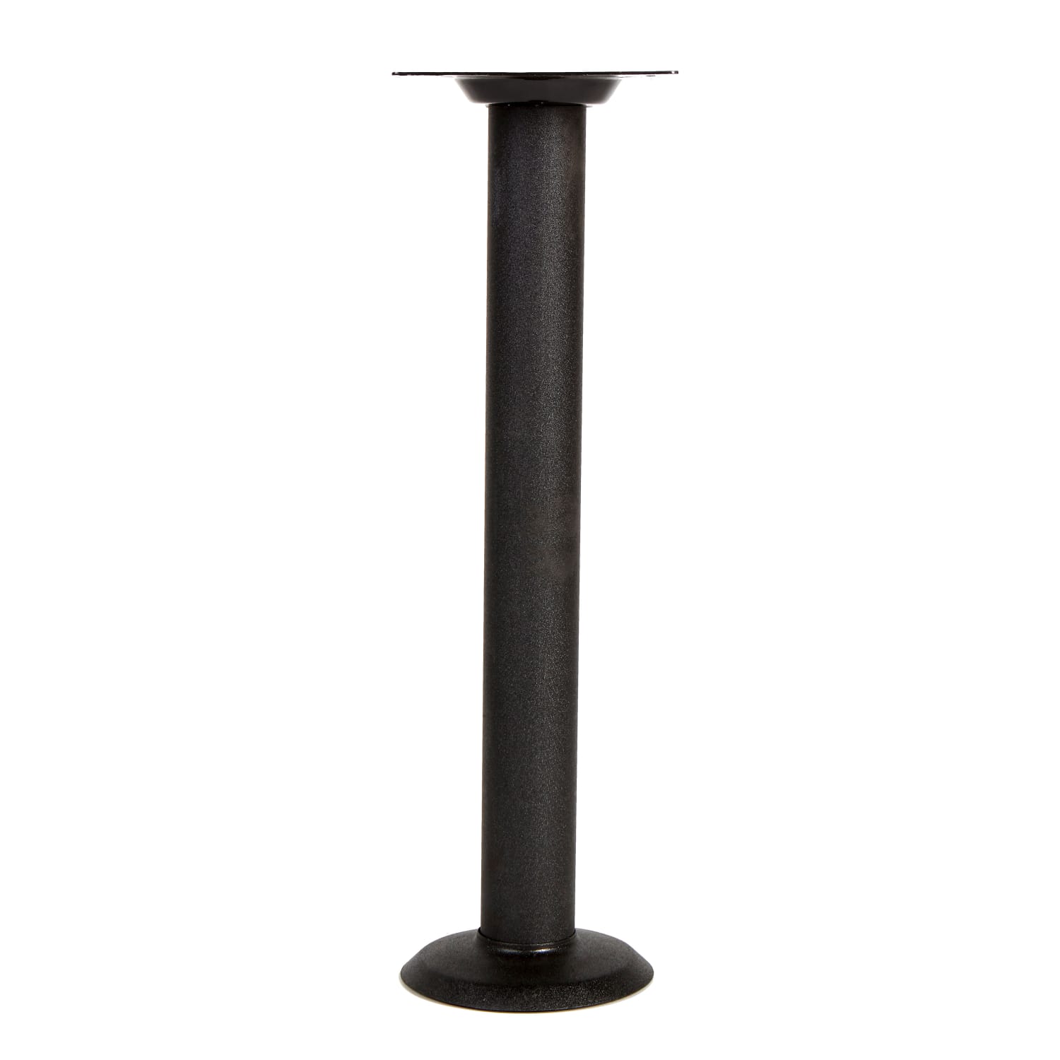 Flat Tech BD2802A 28 Dining Height Table Base for 30 Square & Round Table Tops, Steel, Black