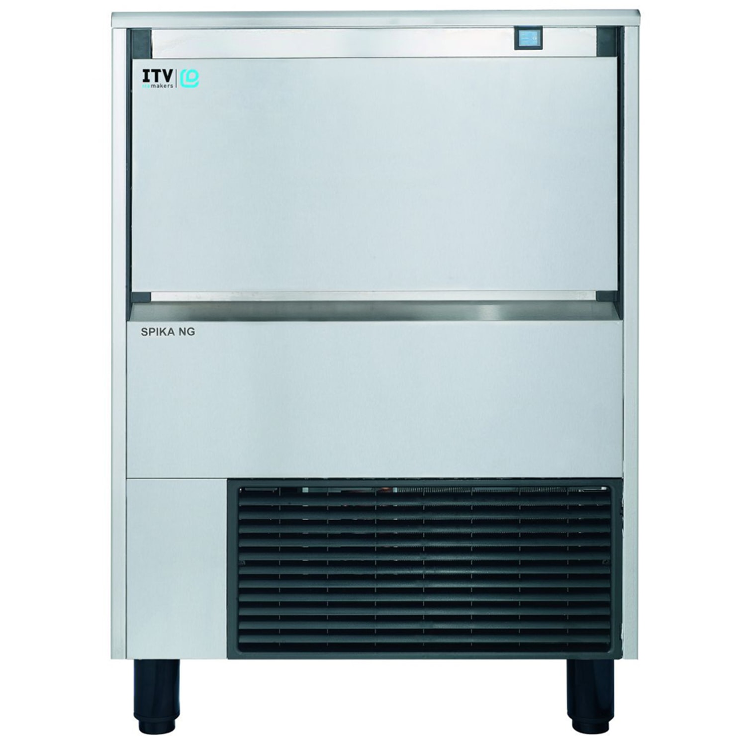 ITV Ice Makers NG160AF 21W Full Cube Undercounter Commercial Ice Machine - 159 lbs/day, Air Cooled, Stainless Steel, 115 V
