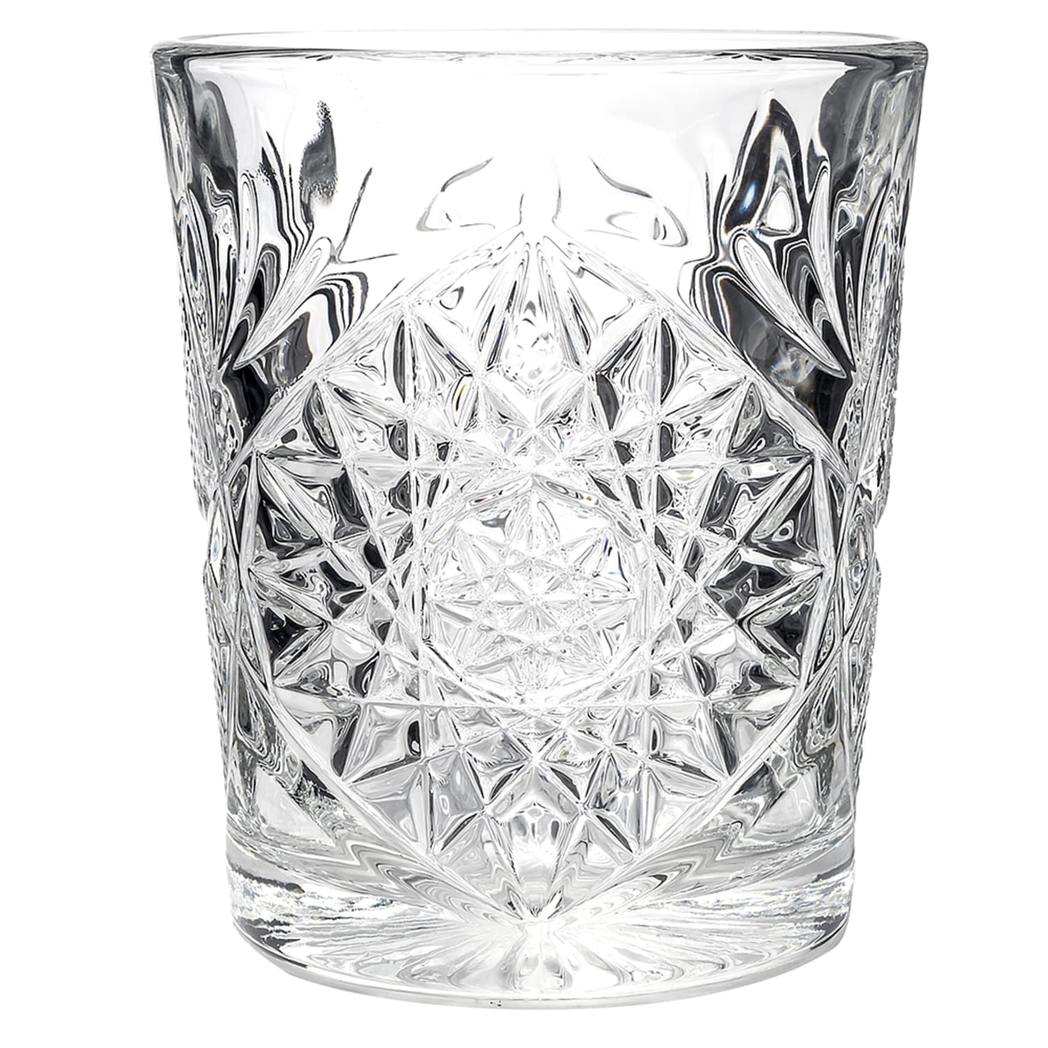 Libbey 5632 12 oz Double Old Fashioned Glass - Hobstar, Clear