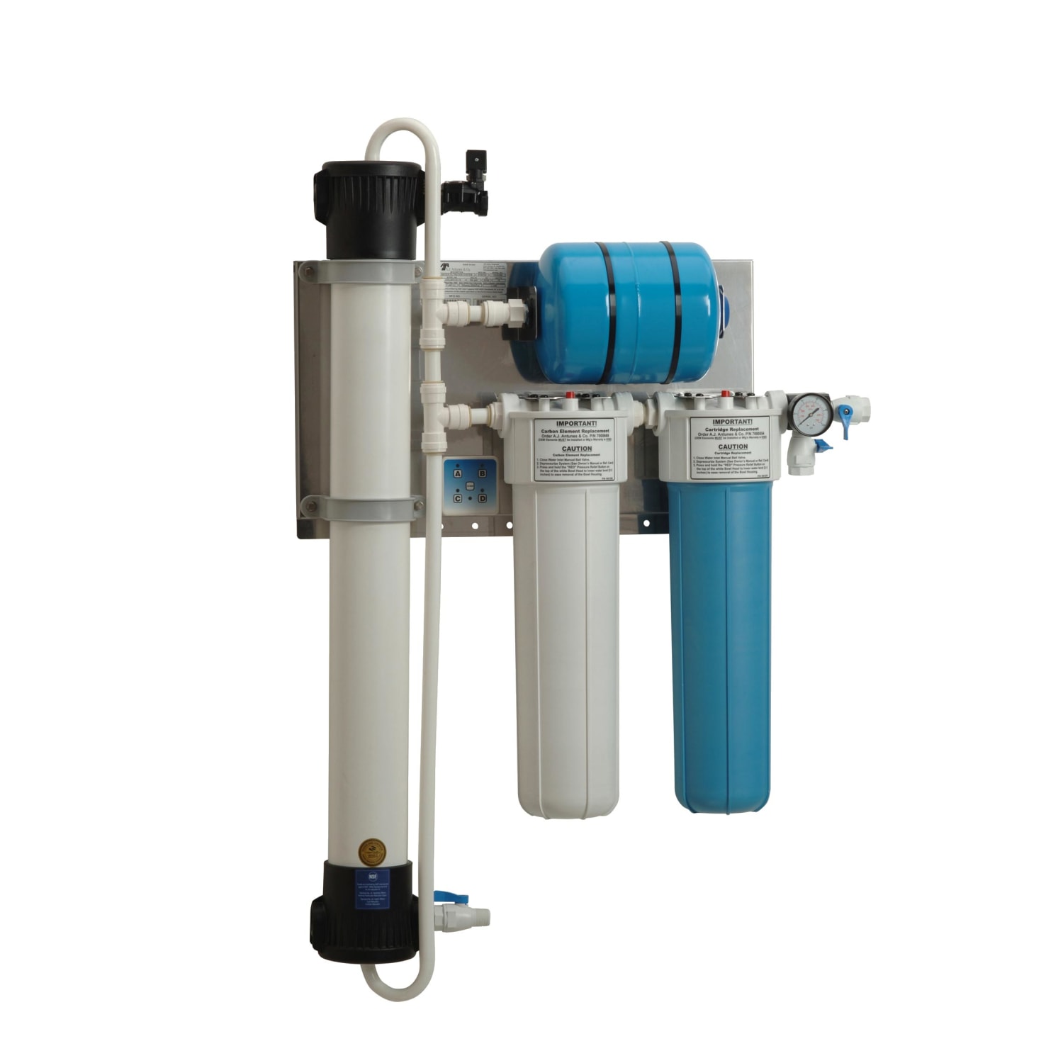 Antunes VZN-541VC-T5 Vertical Vizion Water Filtration System - 13 gal/min, Stainless Steel