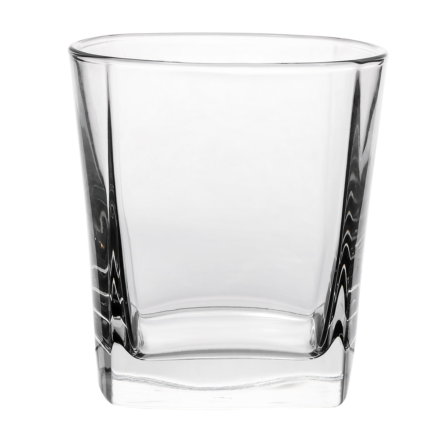 Libbey 2205 12 oz Double Old Fashioned Glass - Quartet, Square Base, Clear