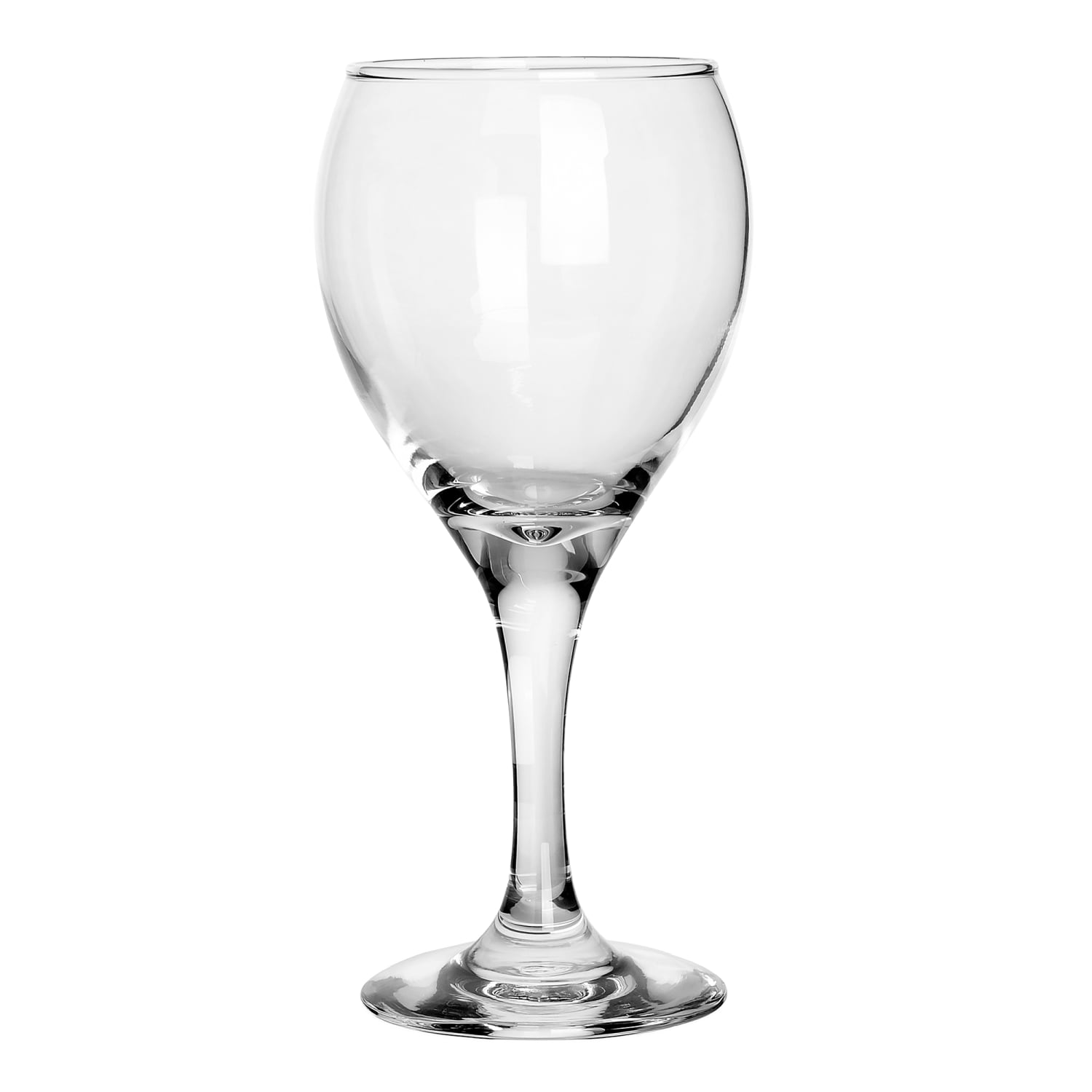 Libbey 3957 10 3/4 oz Teardrop All Purpose Wine Glass - Safedge Rim & Foot, Clear, 3 Dozen