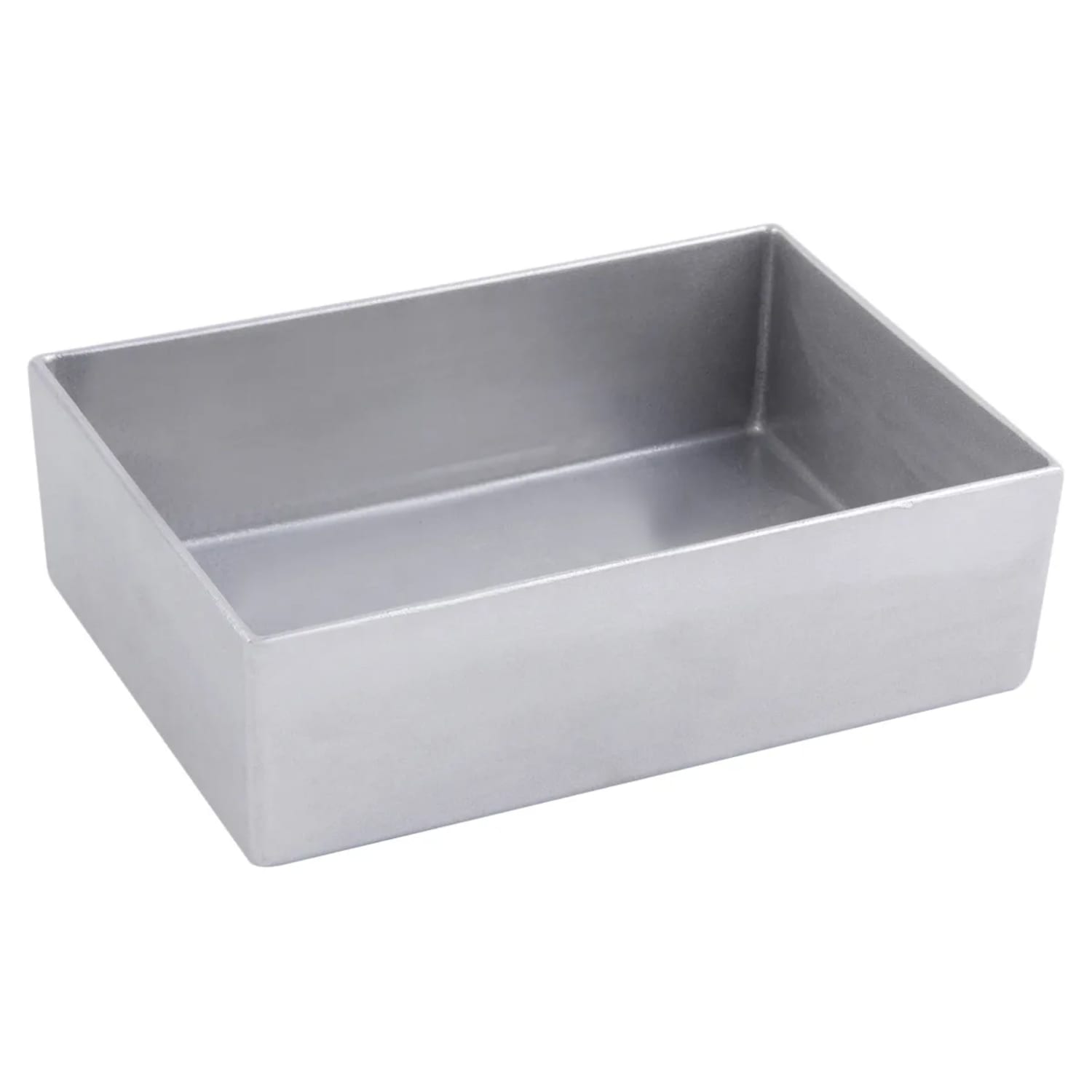 Bon Chef 5108 84 oz Straight Bowl, 10 x 7 x 3, Aluminum/Pewter-Glo, Silver