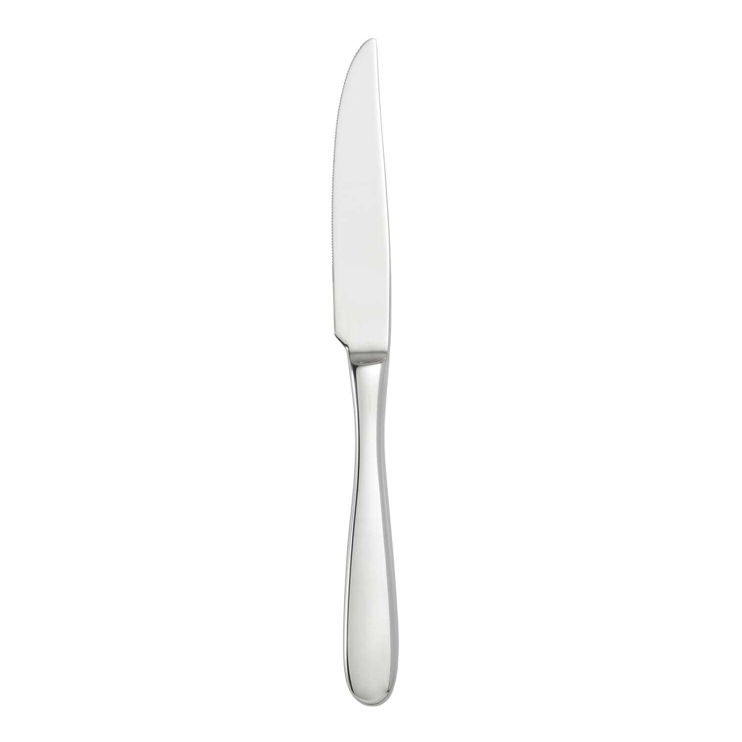 Fortessa 1.5.622.00.006 9 3/10 Steak Knife with 18/10 Stainless Steel Grade, Grand City Pattern, Solid Handle, 9.3"", Case of 12