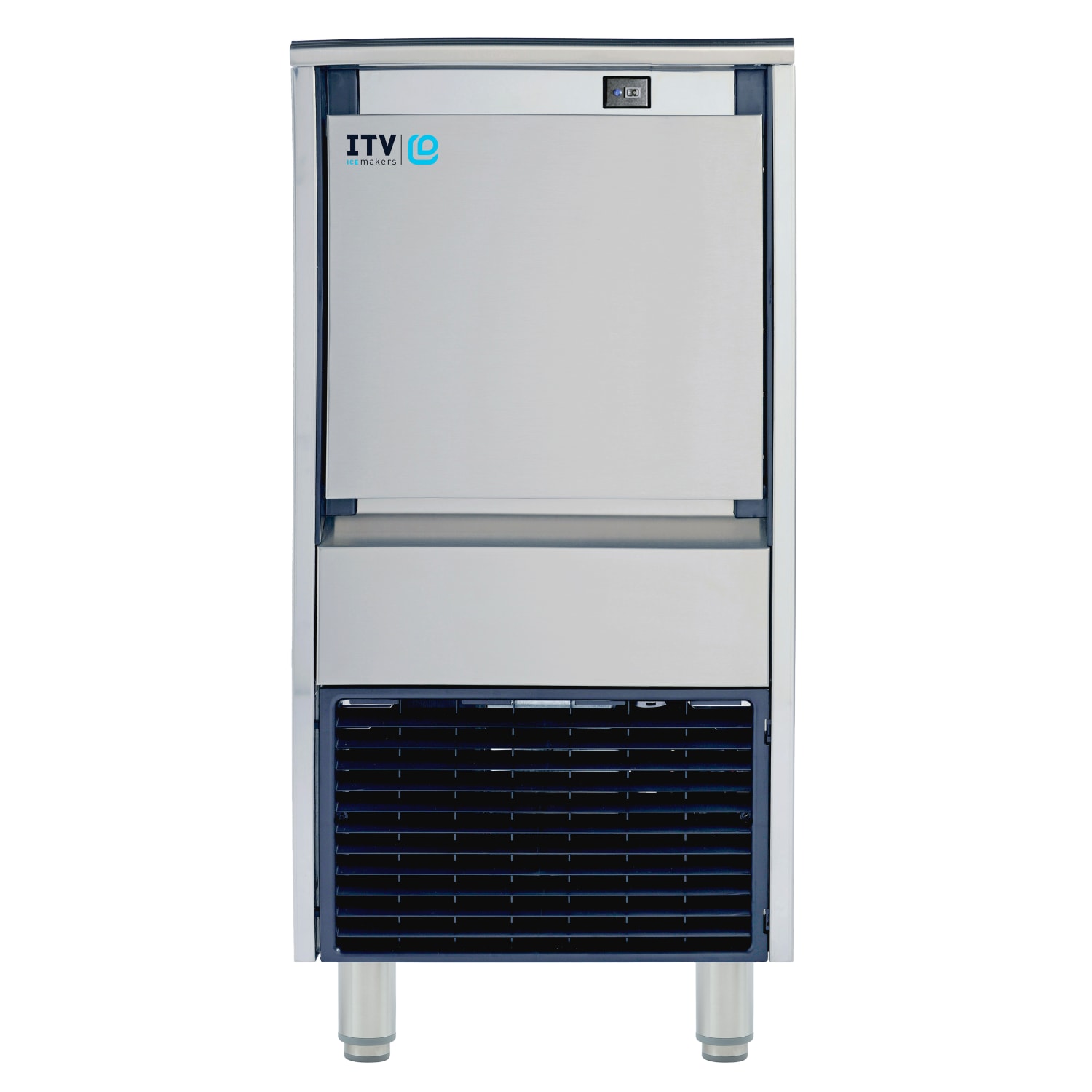 ITV Ice Makers DELTANG120 16W Top Hat Undercounter Commercial Ice Machine - 108 lbs/day, Air Cooled, 115v, 108 lb Production Capacity, Stainless Steel