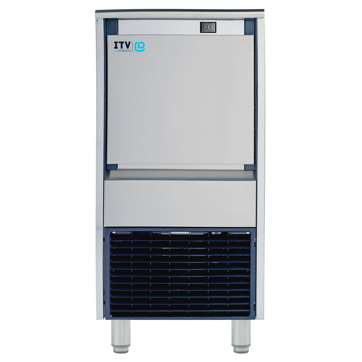 ITV Ice Makers DELTANG80 16W Top Hat Undercounter Commercial Ice Machine - 77 lbs/day, Air Cooled, 115v, 77 lb Production Capacity, Stainless Steel