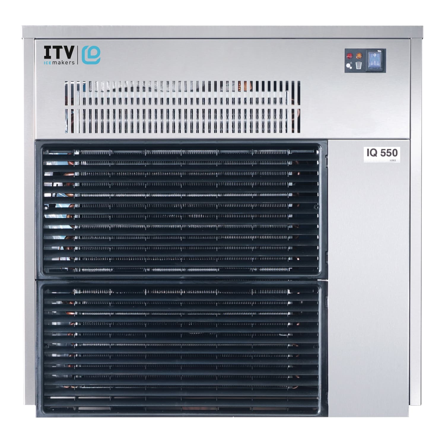 ITV Ice Makers IQ 1300 27 Ice Queen Flake Ice Machine Head - 1430 lb/24 hr, Air Cooled, 208-230v/1ph, Stainless Steel, Air-cooled