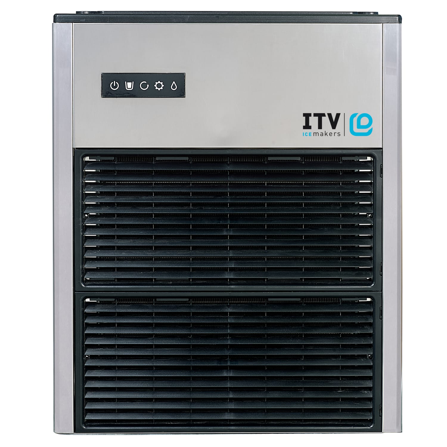 ITV Ice Makers IQF 900 24 1/2 Ice Queen Flake Ice Machine Head - 860 lb/24 hr, Air Cooled, 115v/1ph, 860 lb Production Capacity, Stainless Steel