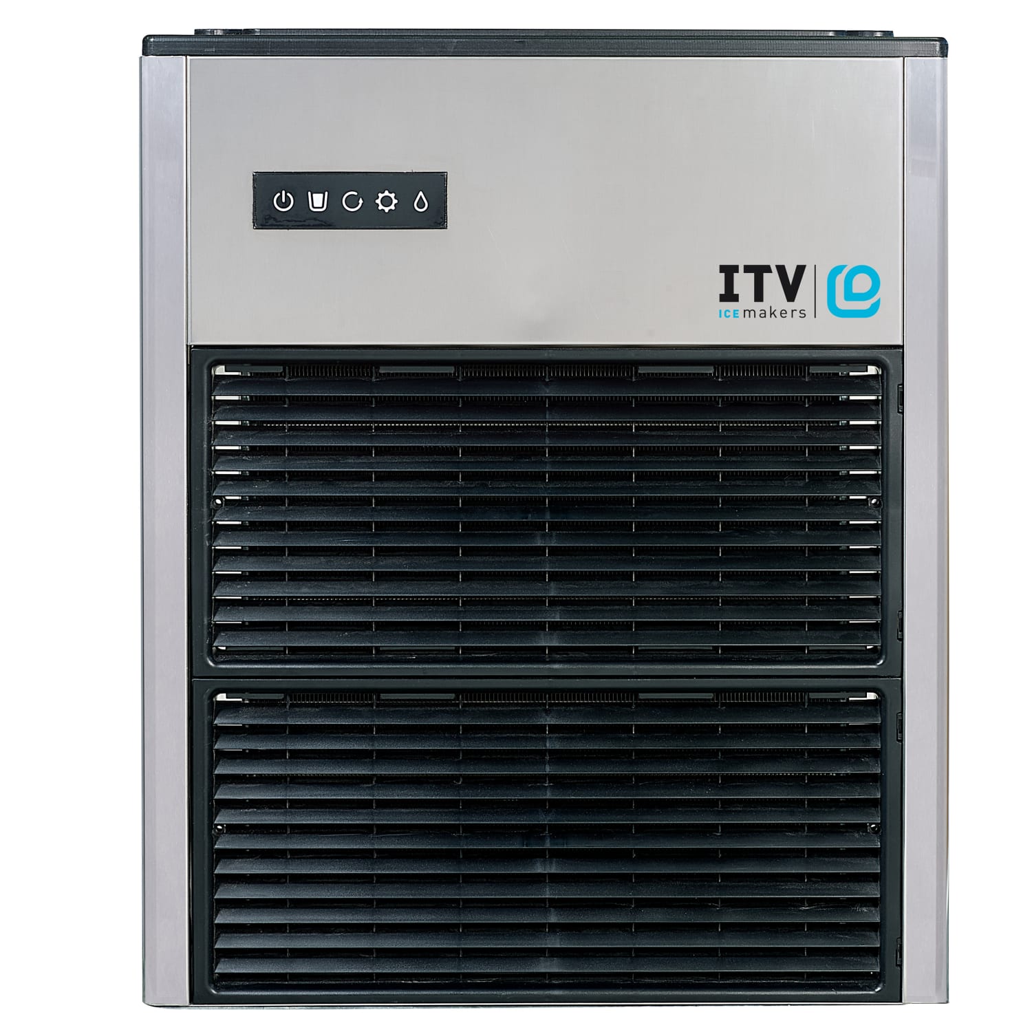 ITV Ice Makers IQ N 700 22 Ice Queen Nugget Ice Machine Head - 714 lb/24 hr, Air Cooled, 115v/1ph, 714 lb Production Capacity, Stainless Steel