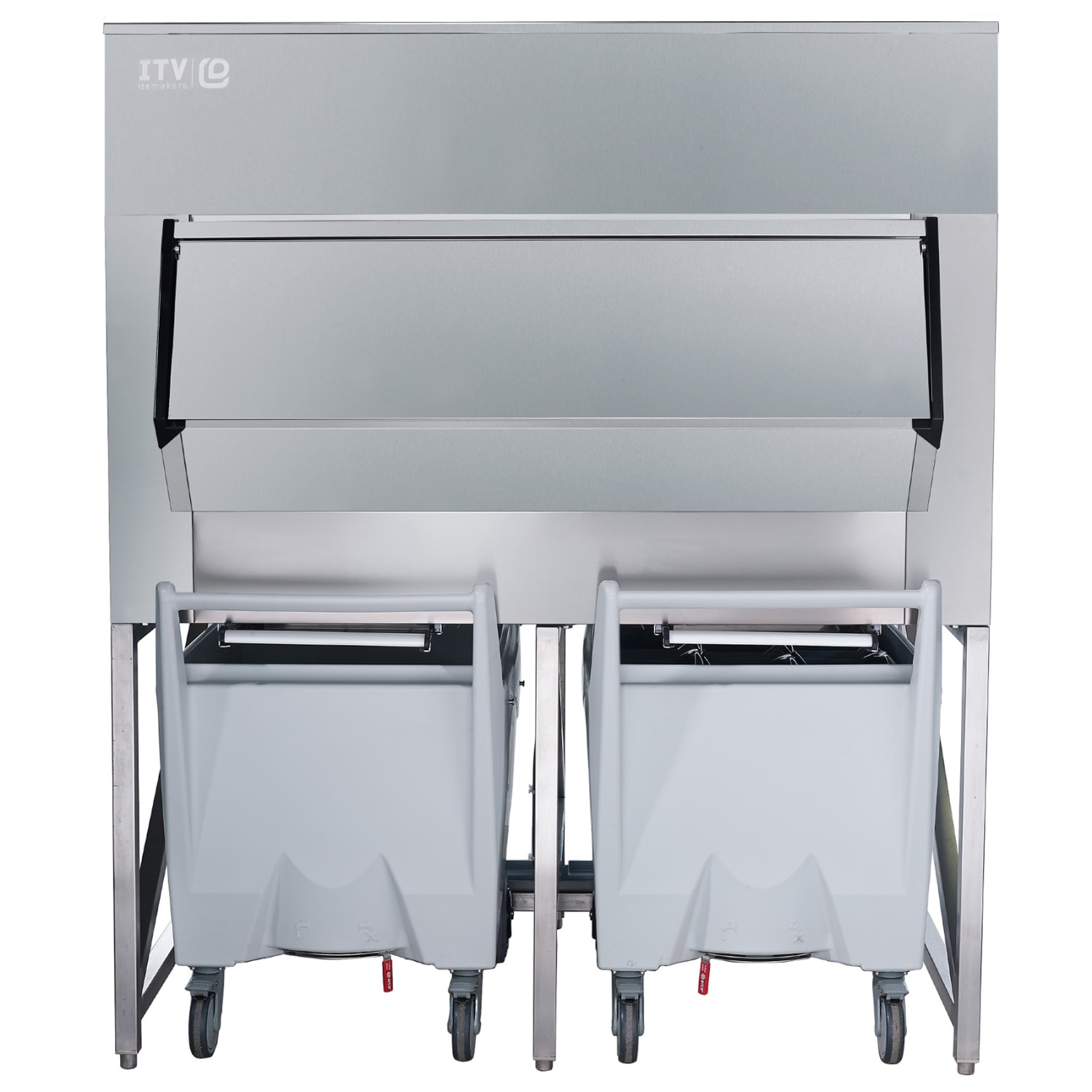 ITV Ice Makers SCD-1400 60 Ice Bin - 1360 lbs, 304 Stainless Steel, 1,360-lb. Capacity