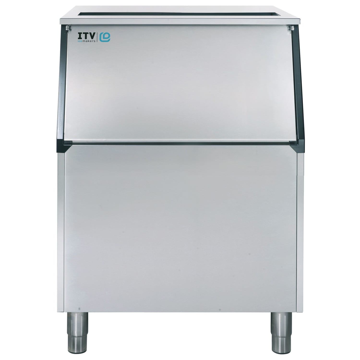 ITV Ice Makers S-300 30 Ice Bin - 353 lbs, 353 lb Storage Capacity, Stainless Steel