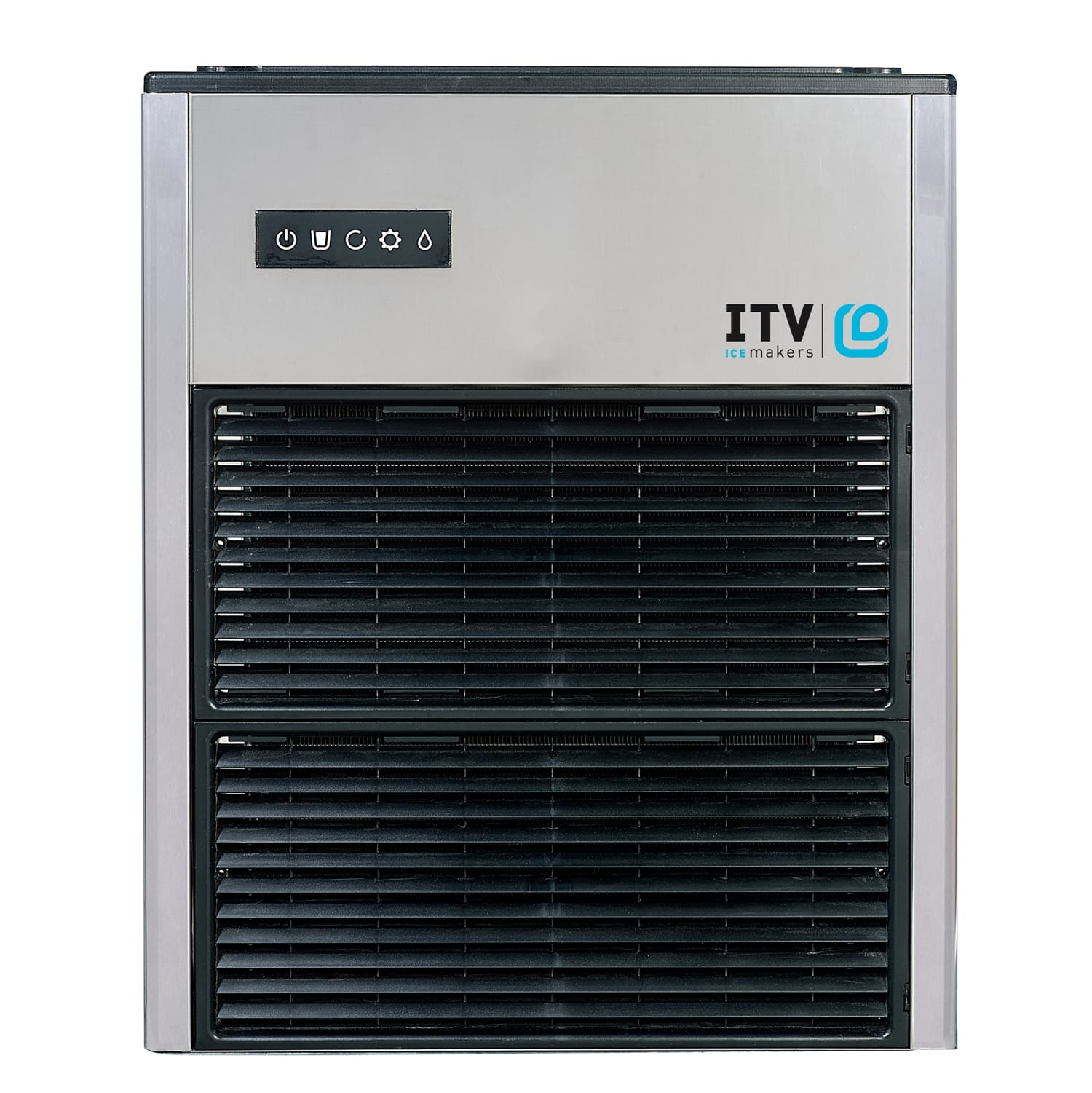ITV Ice Makers IQ N 900 26 5/8 Ice Queen Nugget Ice Machine Head - 860 lb/24 hr, Air Cooled, 115v/1ph, 860 lb Production Capacity, Stainless Steel