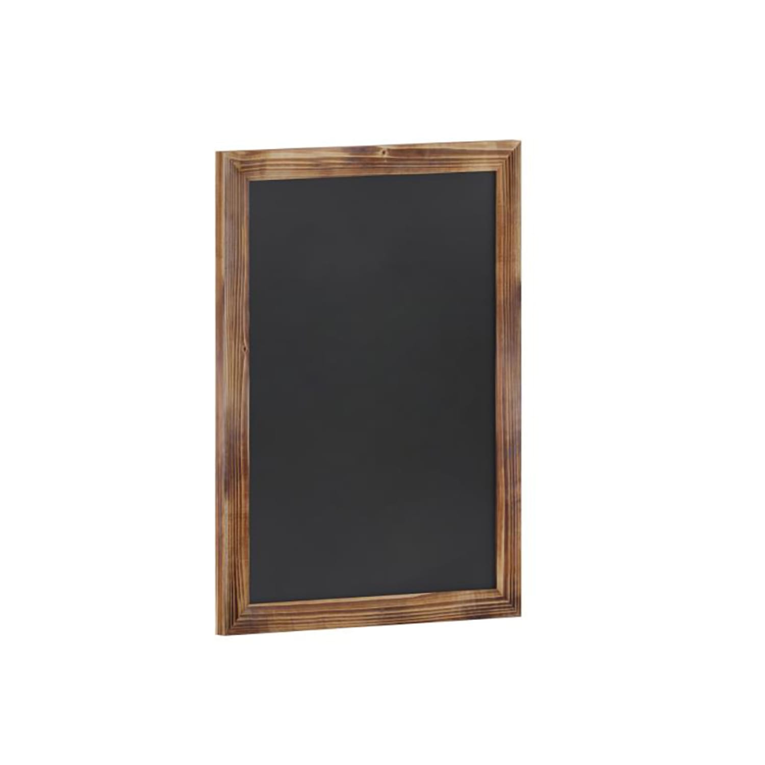 Flash Furniture HGWA-GDIS-CRE8-852315-GG Wall Mount Chalkboard Sign - 18W x 24H, Pine Wood Frame, Brown