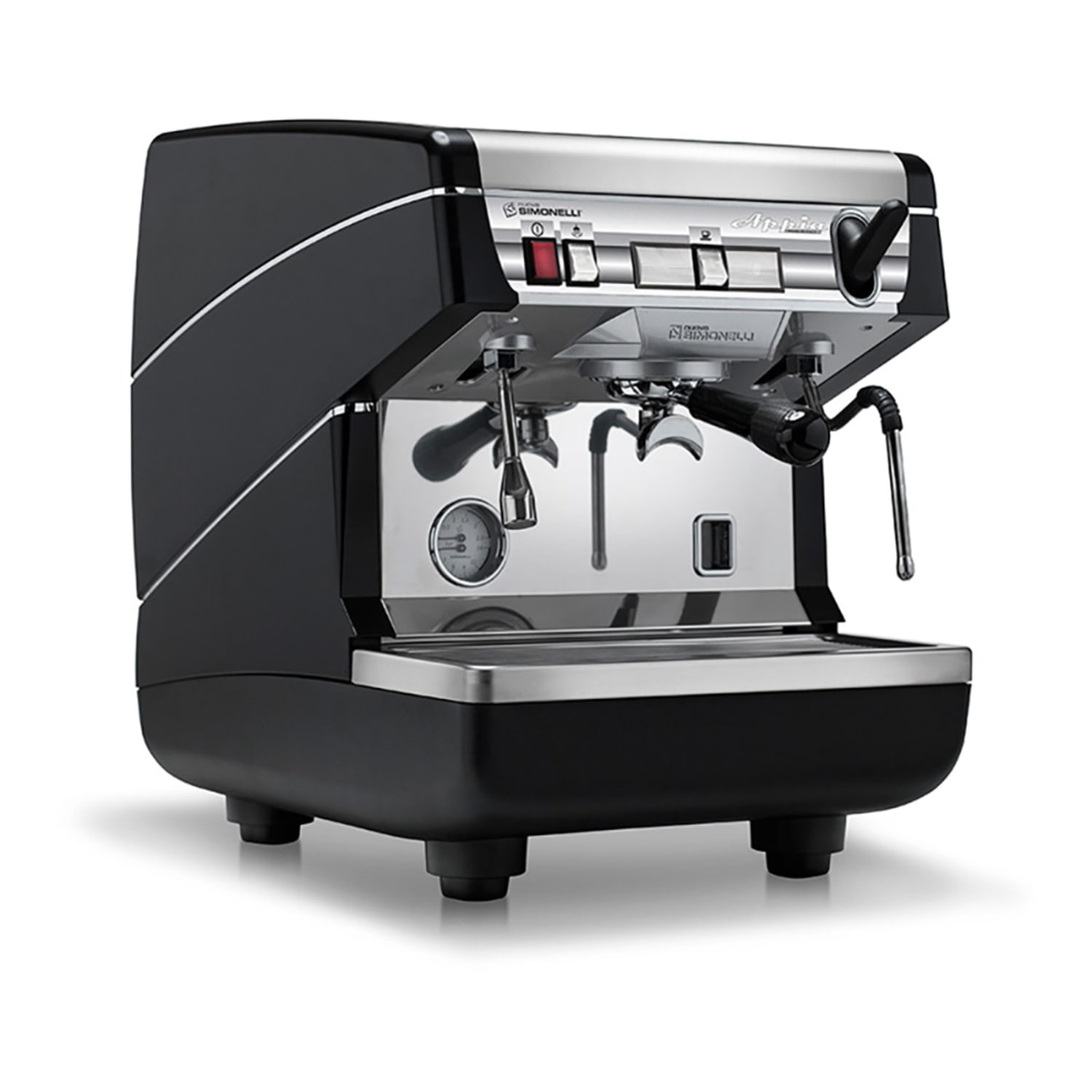 Nuova Simonelli APPIA LIFE 1GR SEMI Semi Automatic Commercial Espresso Machine w/ 1 Group & 1 Steam Wand - 110-125v/1ph, Stainless Steel