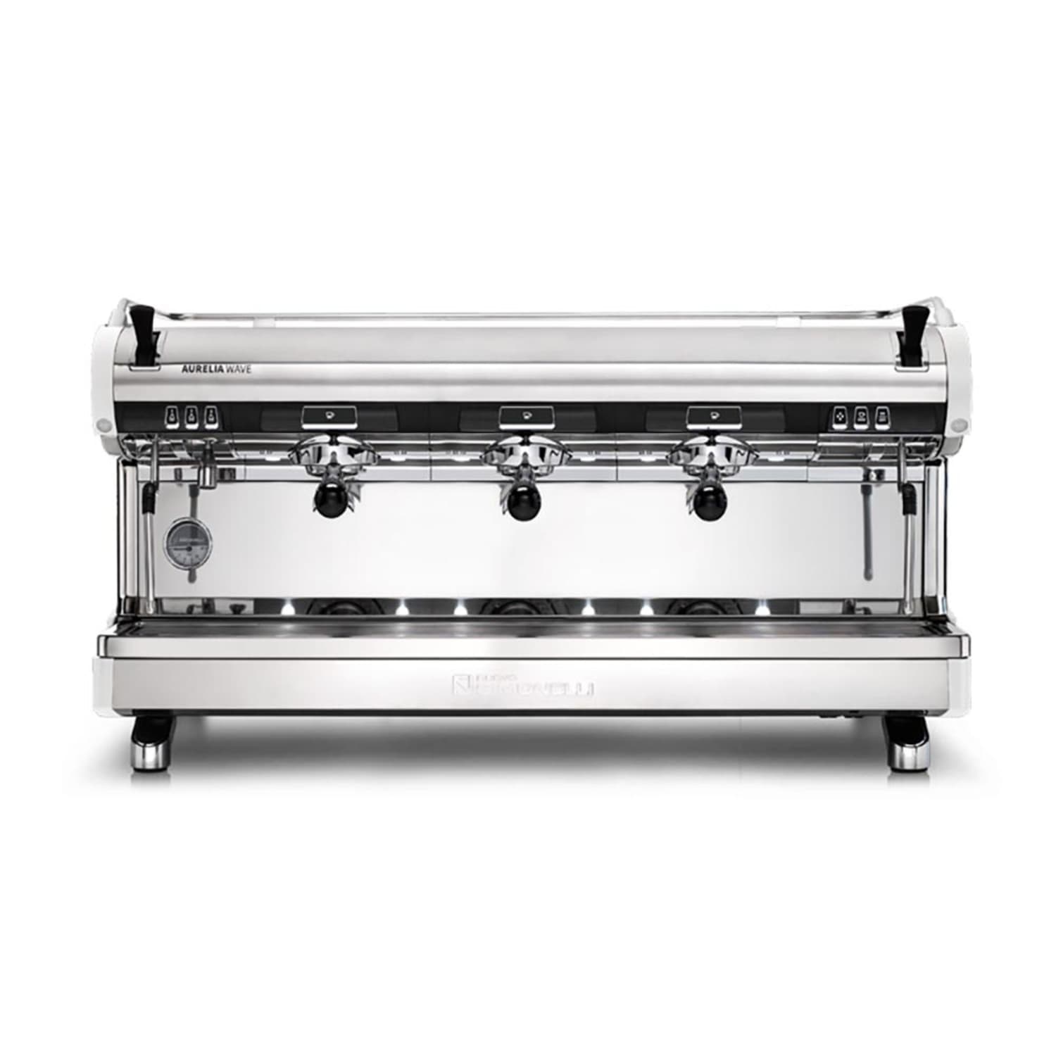 Nuova Simonelli AURELIA WAVE SEMI 3GR Semi Automatic Commercial Espresso Machine w/ 3 Groups & 2 Steam Wands - 208-240v/1ph