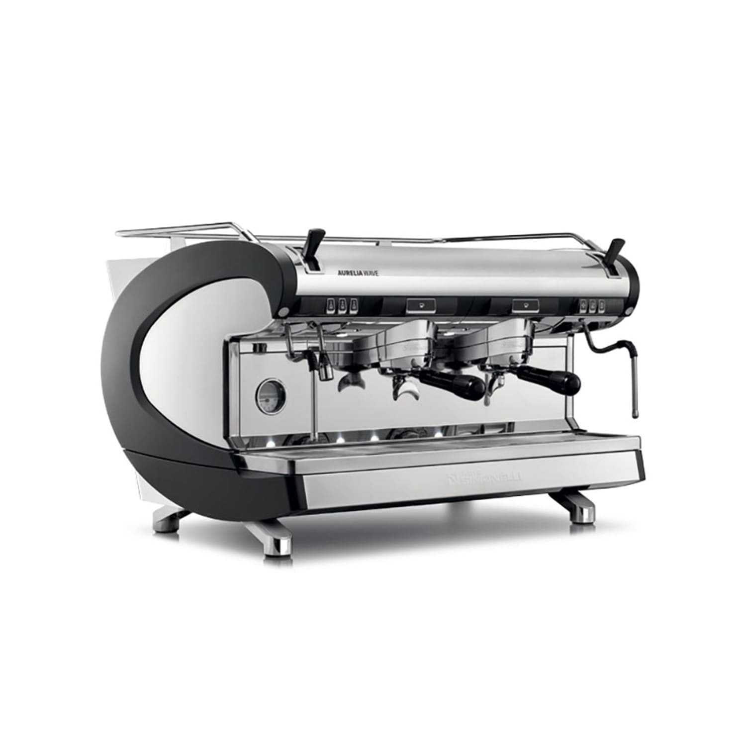 Nuova Simonelli AURELIA WAVE SEMI 2GR Semi Automatic Commercial Espresso Machine w/ 2 Groups & 2 Steam Wands - 208-240v/1ph