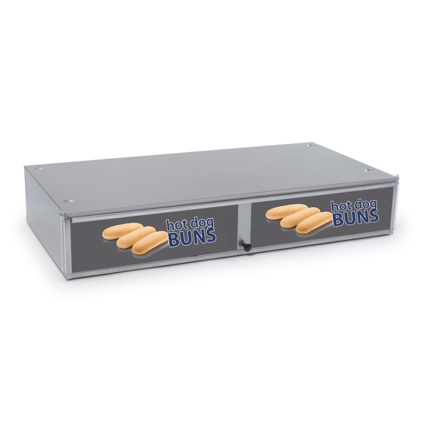 Nemco 8230-SBB Hot Dog Bun Box w/ 36 Bun Capacity, Stainless Steel