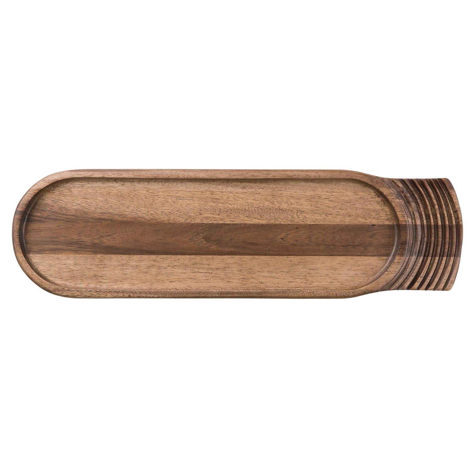 Churchill ZCAWIGT31 Art de Cuisine Rectangular Tray - 19 x 5 1/2, Wood, Brown, Case of 4