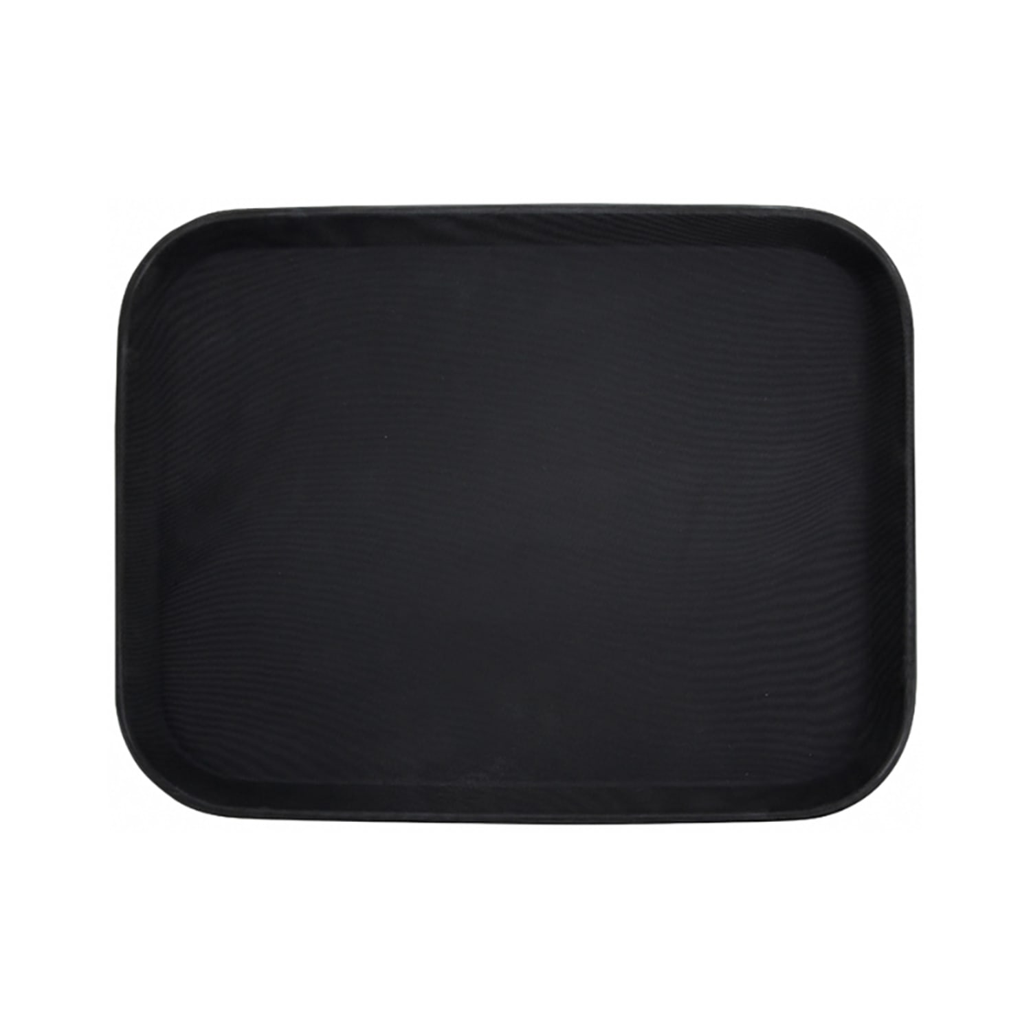 Winco TRH-1418K Rectangular Easy Hold Tray, 14 x 18, Black