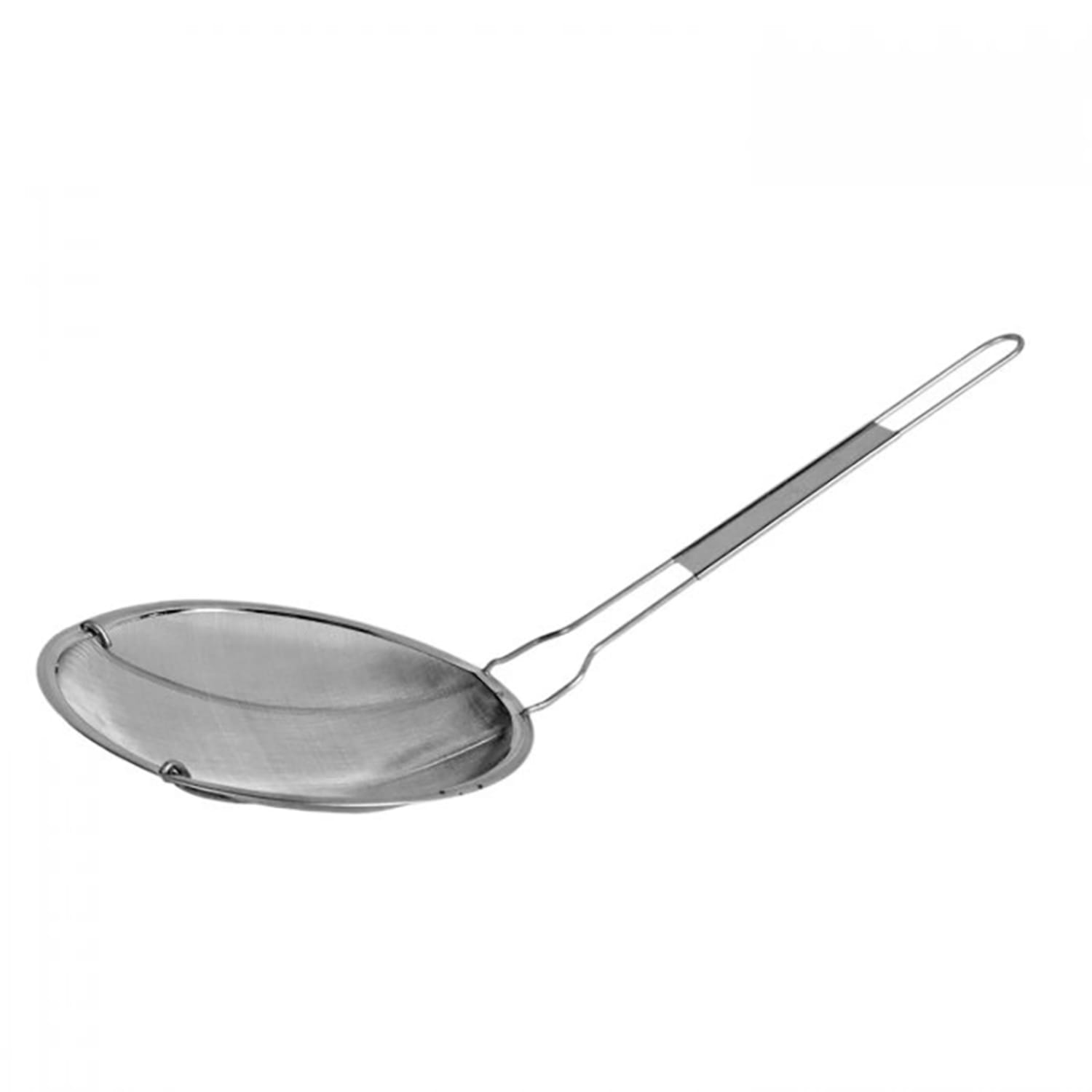 Thunder Group SLSKR875 8 3/4 Round Skimmer, Stainless Steel, Fine Wire Mesh, Silver