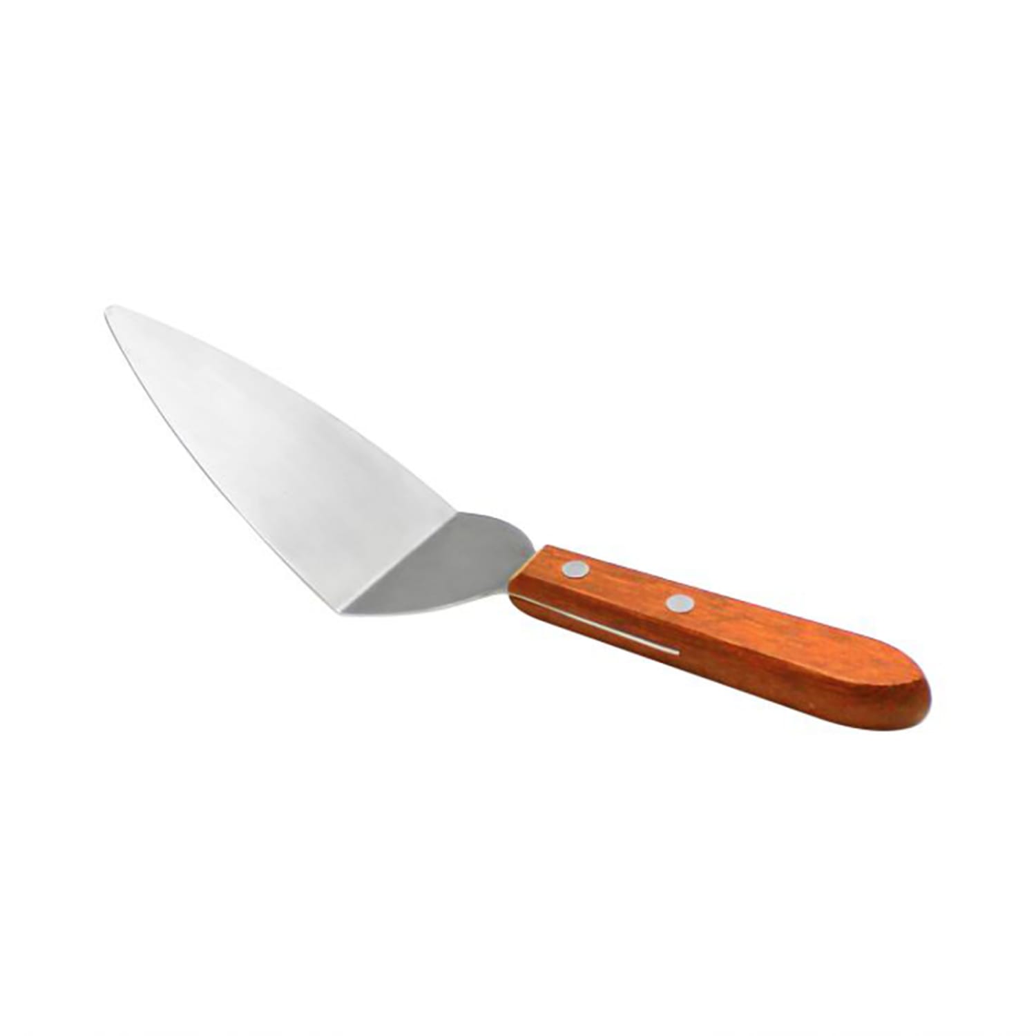 Thunder Group SLTWPS005 Pizza Server w/ 3 x 4 1/4 Blade & Wood Handle, Stainless Steel