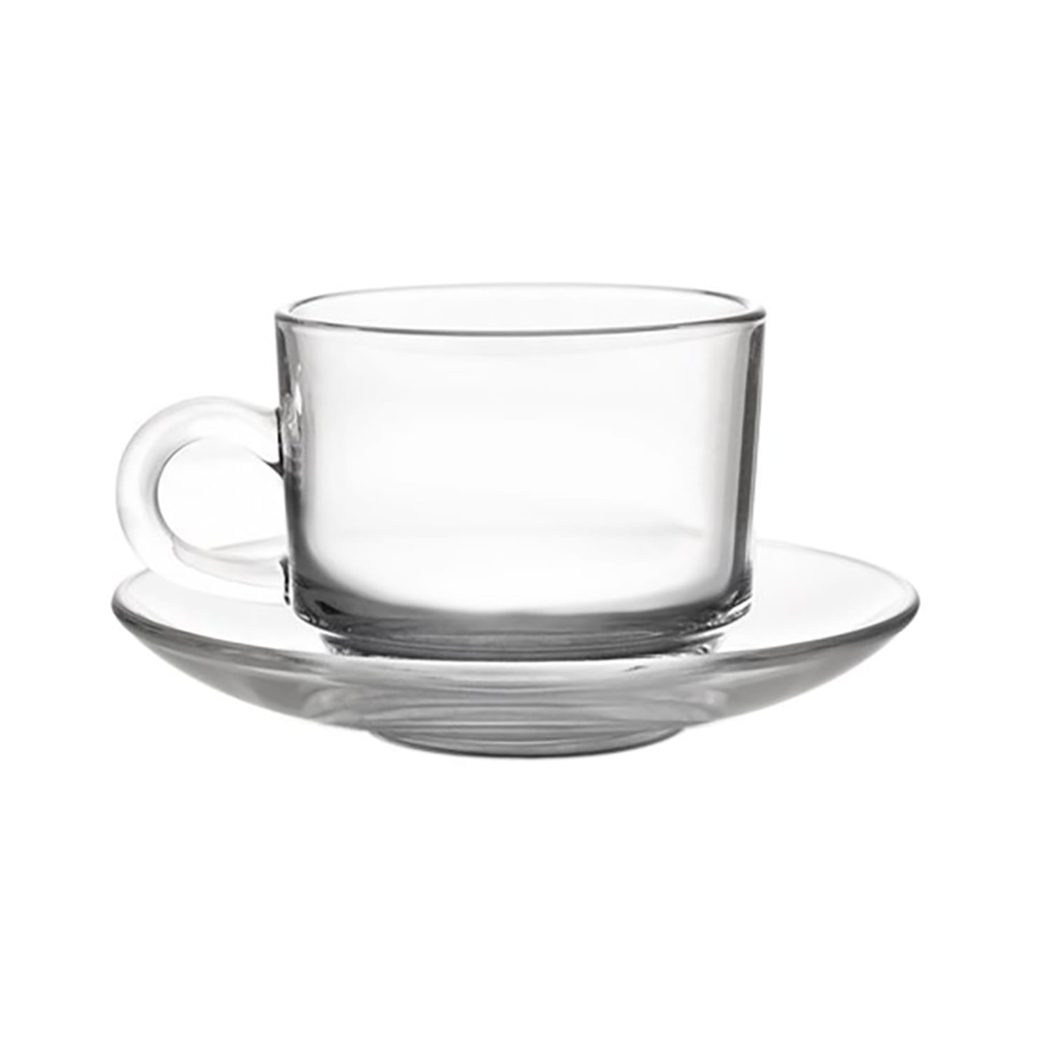 Anchor Hocking 1P00340 6 3/4 oz Glass Tea/Coffee Mug, Clear, Case of 72