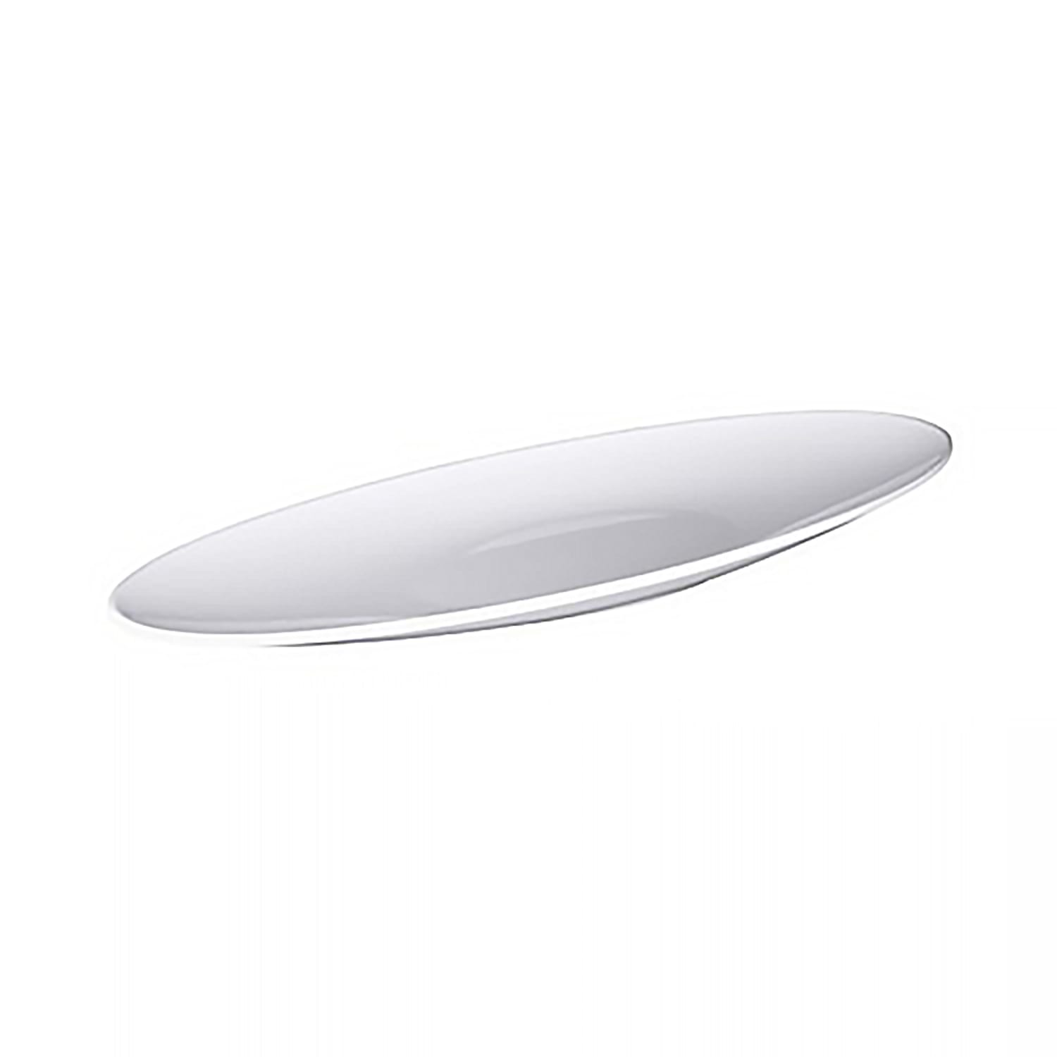 Elite Global Solutions M249SP-NW 24 x 9 Oval Moderne Salmon Platter - Melamine, White