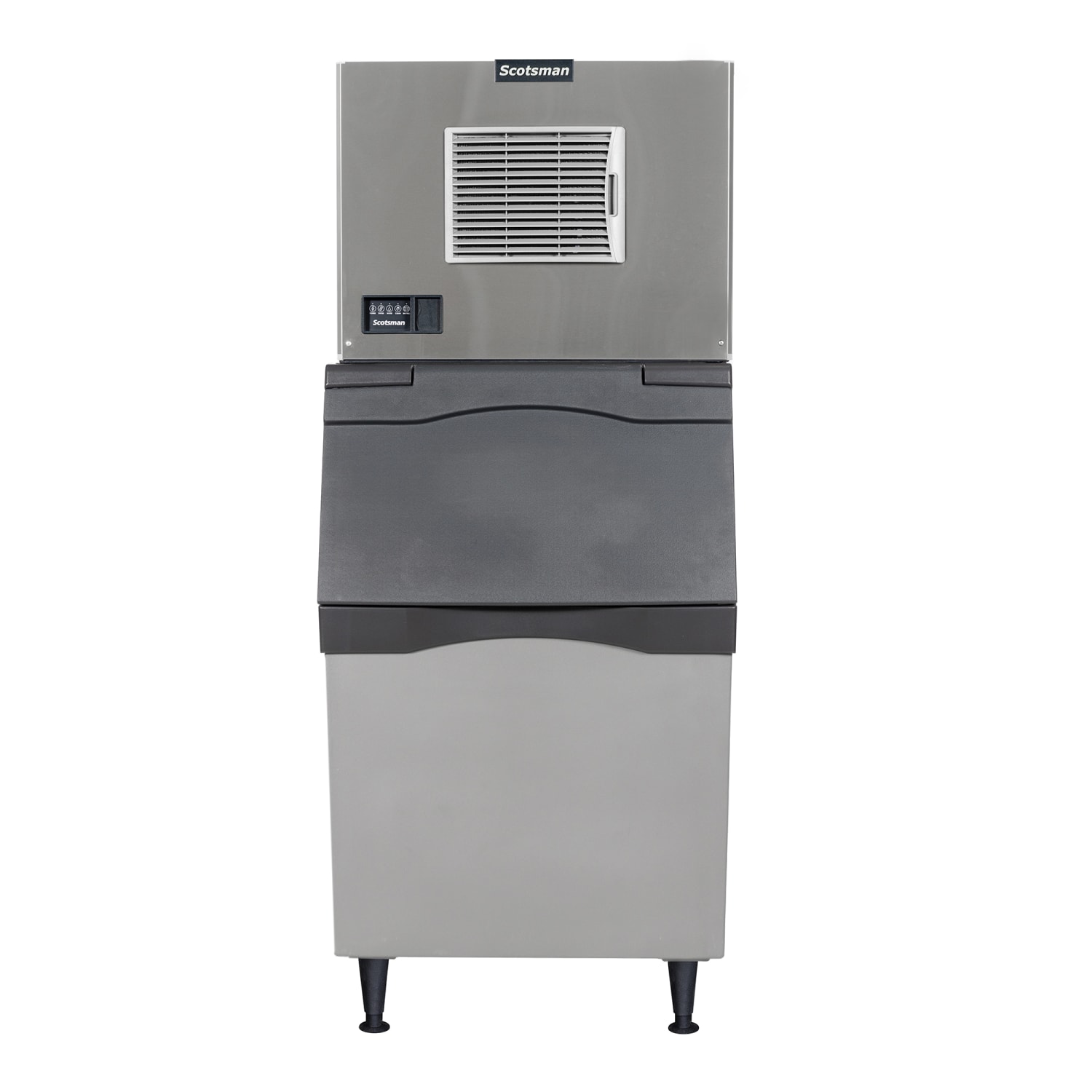 Scotsman MC0530SAX-1/B530P 476 lb Prodigy ELITE Half Cube Commercial Ice Machine w/ Bin & Filter - 536 lb Storage, Air Cooled, 115v, Small Cube Ice, 536-lb. Storage, Stainless Steel