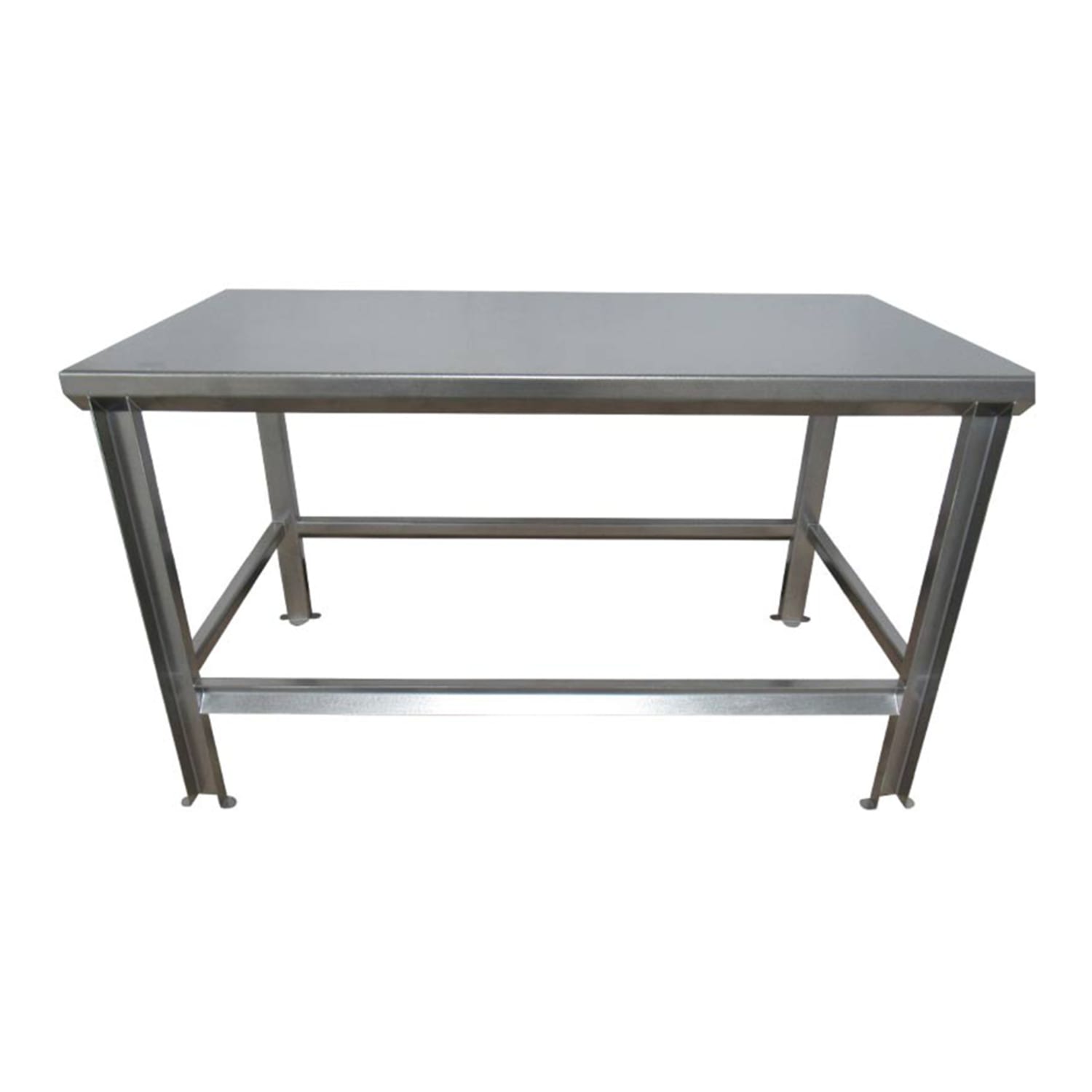 SSL Industries SSL-1001-48X30 48 11 ga Work Table w/ 304 Series Stainless Steel Flat Top