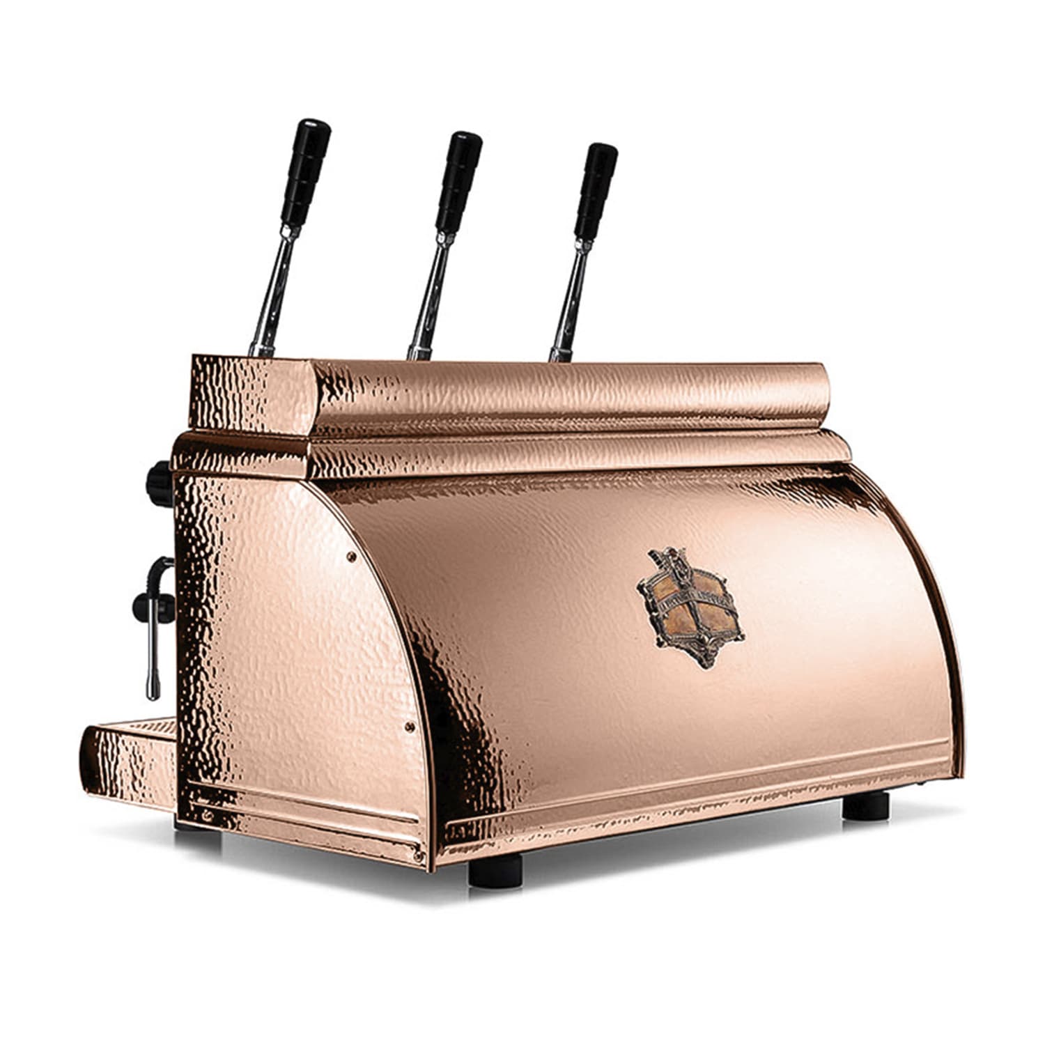 Victoria Arduino ATHENALEVA-3GR-CPR Manual Commercial Espresso Machine w/ 3 Groups & 3 Steam Wands - 208-240v/1ph, 22.8 Liter Boiler