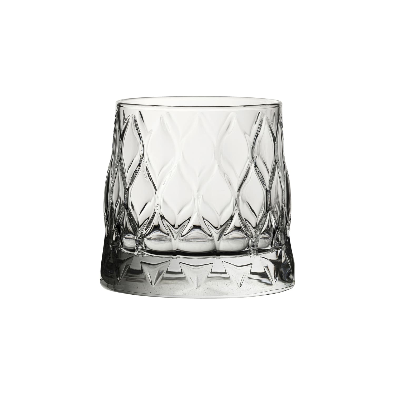 Steelite P420194 11 1/4 oz Pasabahce Leafy Old Fashioned Glass, Clear, 2 Dozen