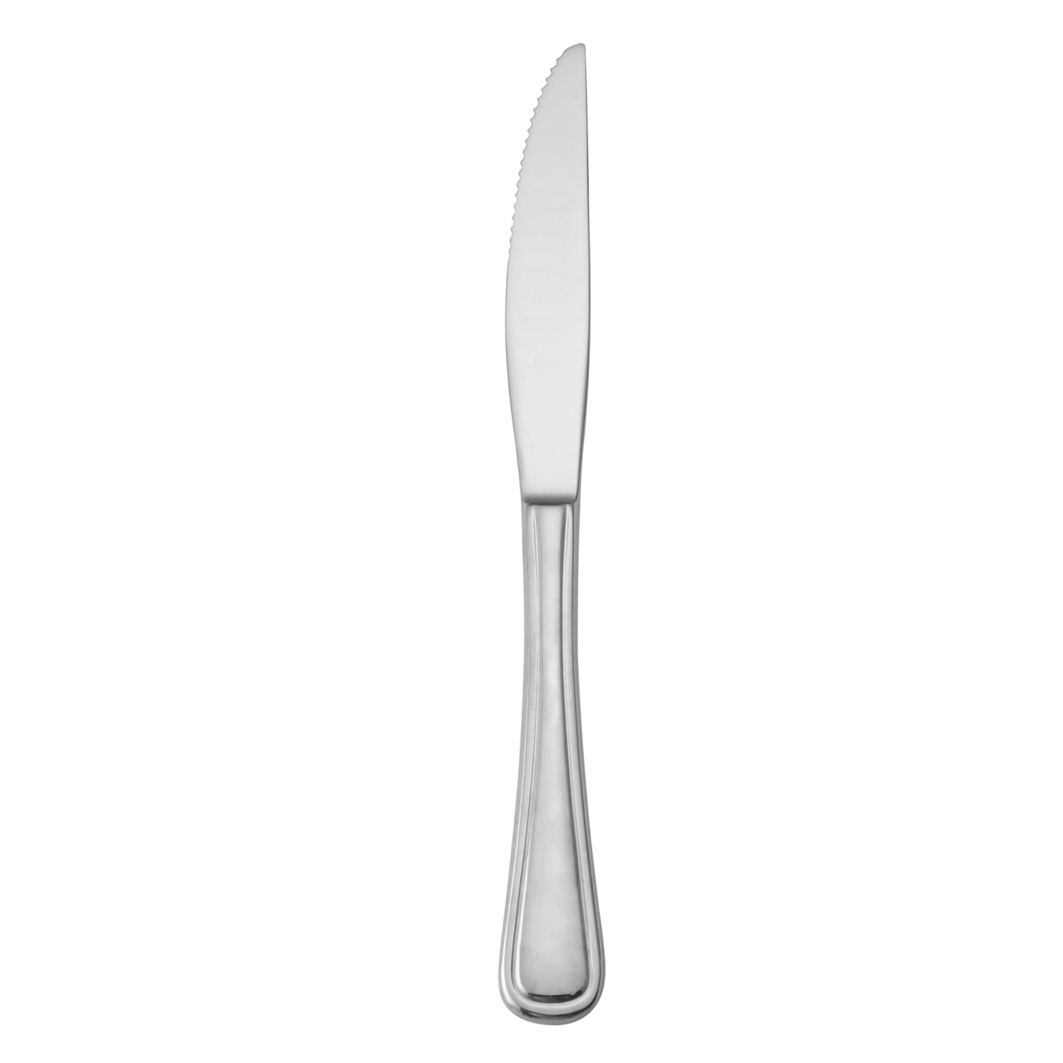 Mikasa Hospitality 5273070 9 1/5 Steak Knife with 18/10 Stainless Steel Grade, Mikasa Rim Pattern, Case of 12