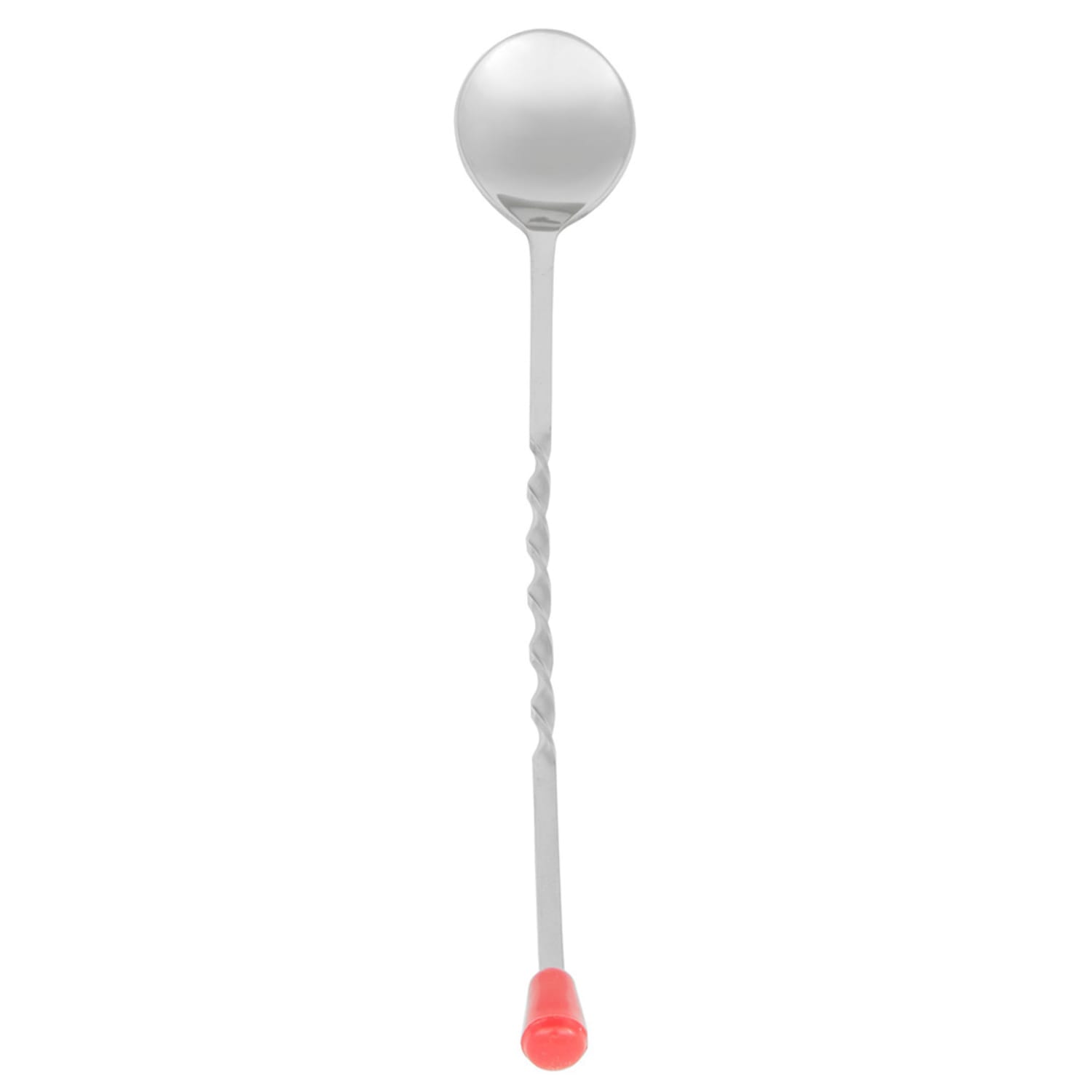 Libbey 75111 11 Bar Spoon w/ Red Knob, Stainless, Silver, Pack of 24