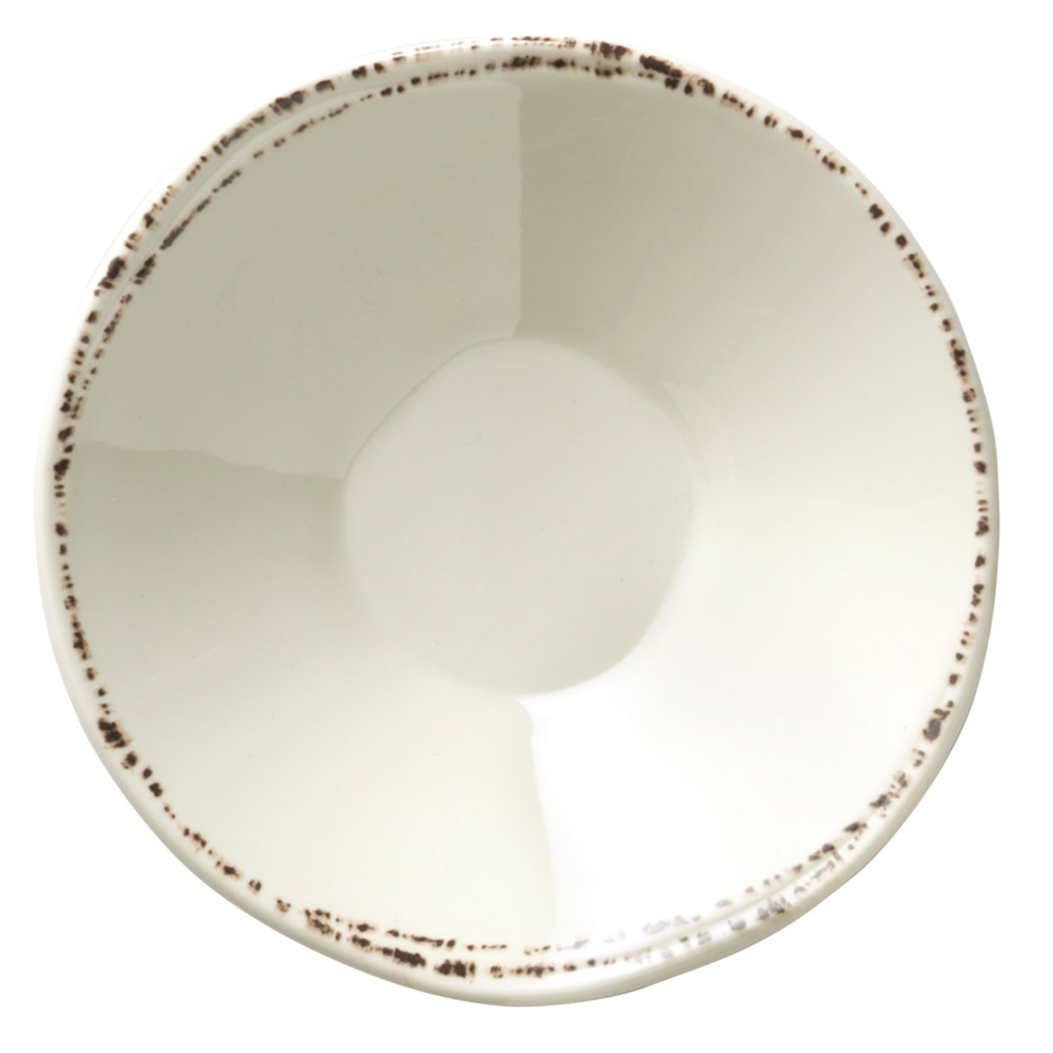 Libbey FH-511MEL 5 oz Round Melamine Fruit Bowl, Farmhouse, Ivory White, 4 7/8"" x 1 3/8"", 3 Dozen